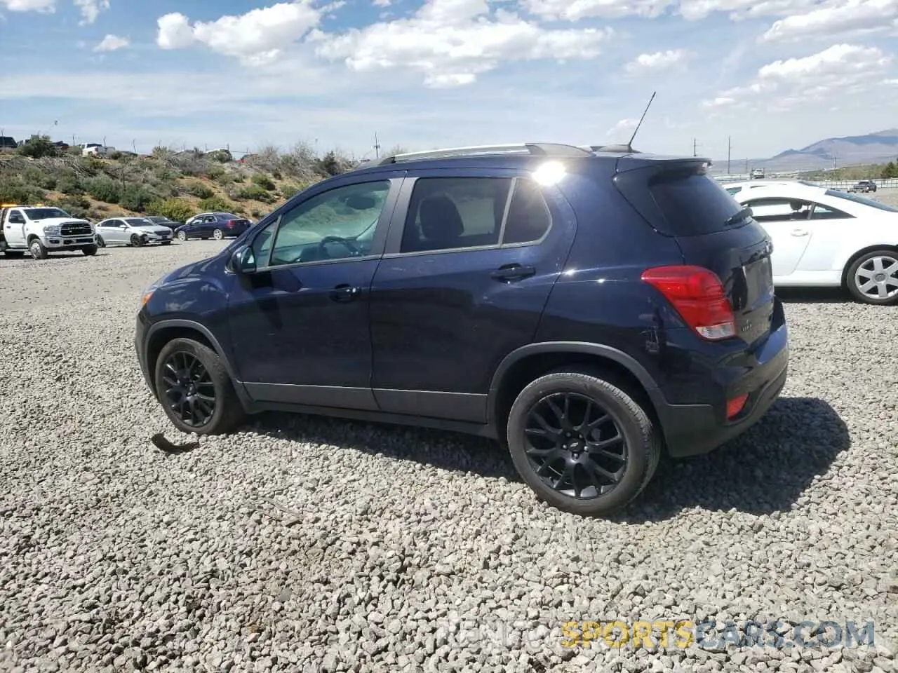 2 Photograph of a damaged car KL7CJLSB3MB355648 CHEVROLET TRAX 2021