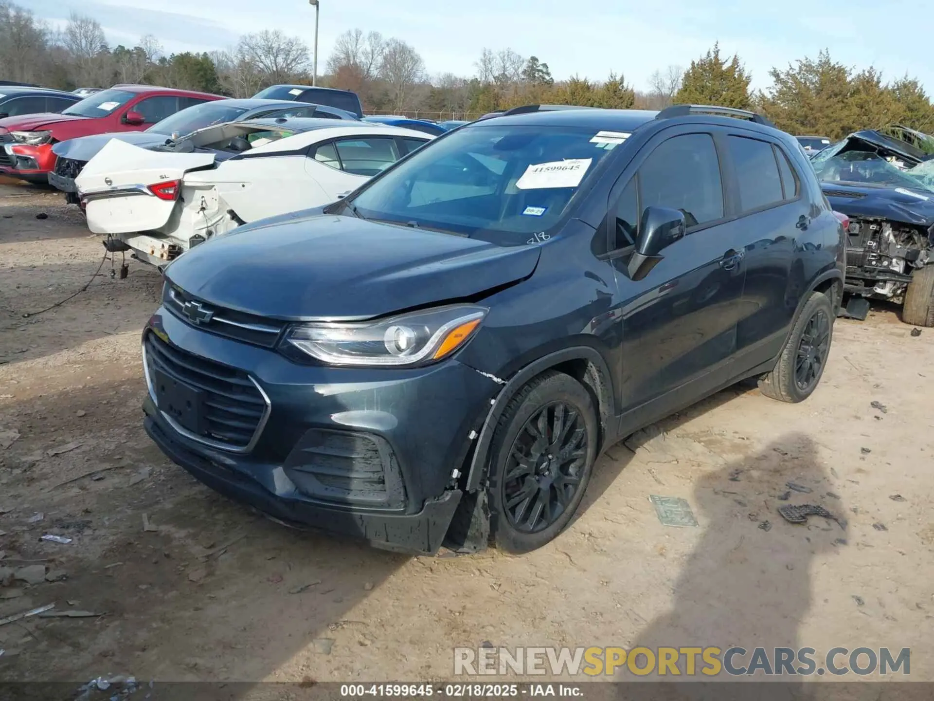 2 Photograph of a damaged car KL7CJLSB3MB356167 CHEVROLET TRAX 2021