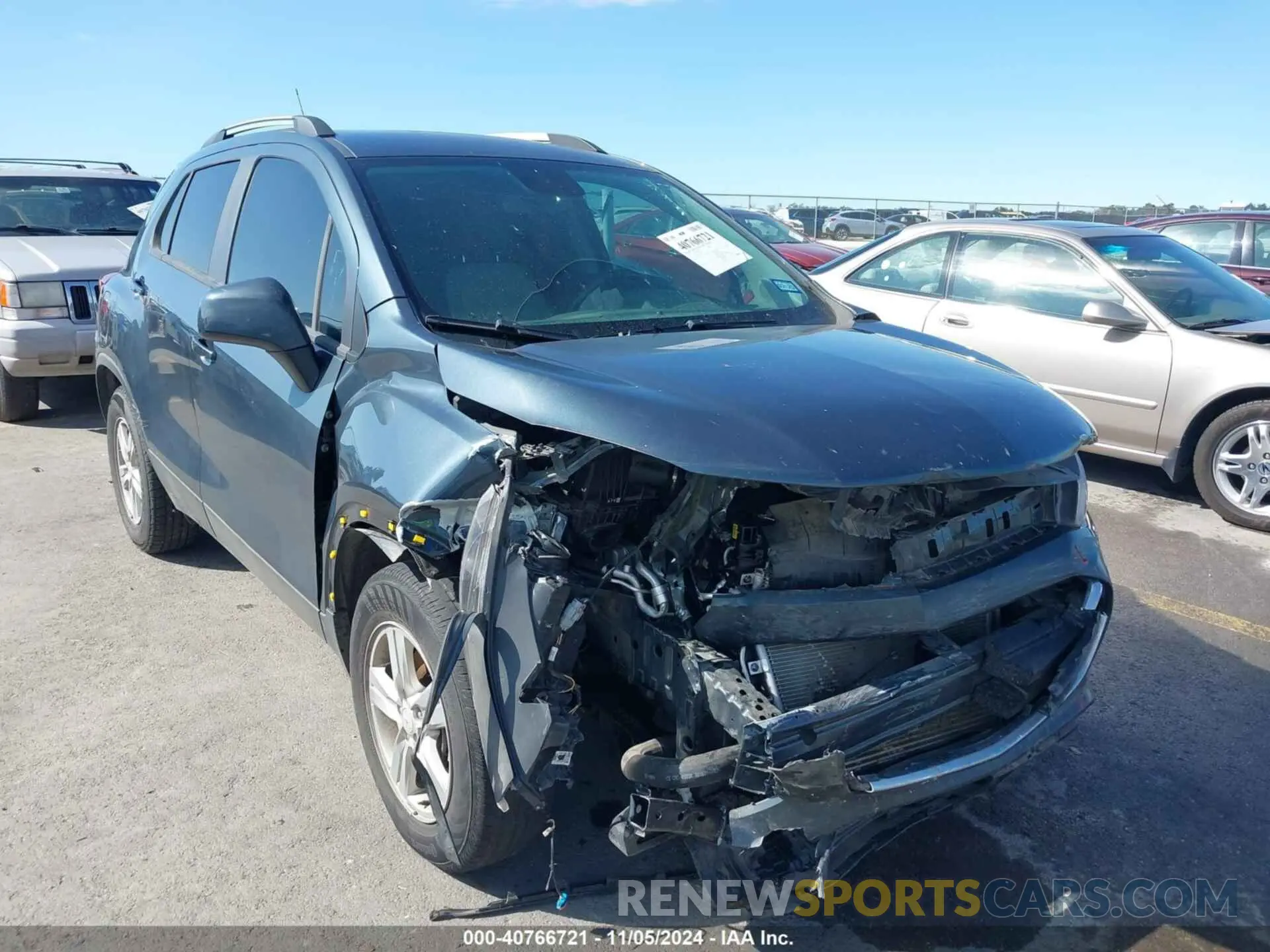 6 Photograph of a damaged car KL7CJLSB4MB317457 CHEVROLET TRAX 2021
