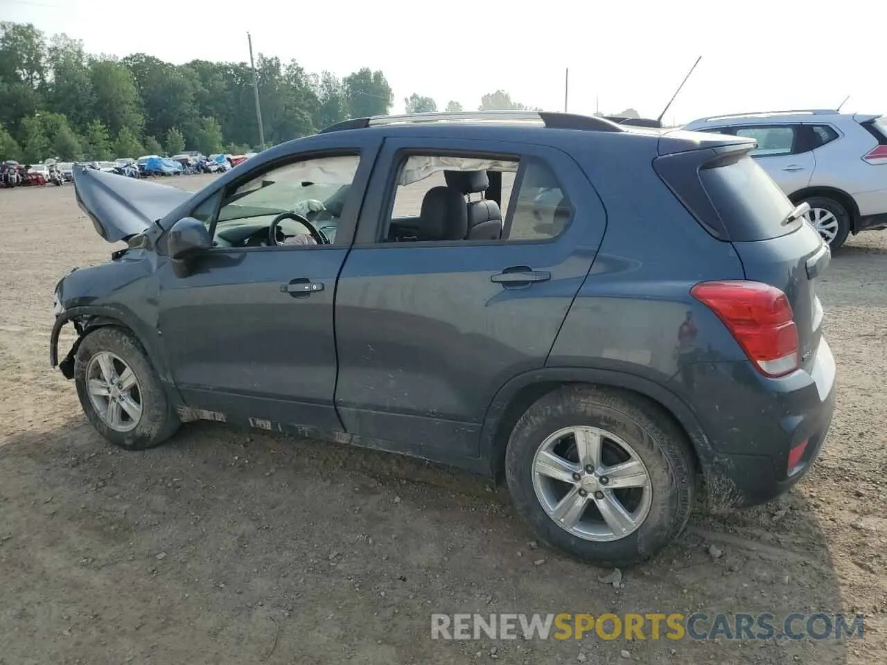 2 Photograph of a damaged car KL7CJLSB4MB338292 CHEVROLET TRAX 2021