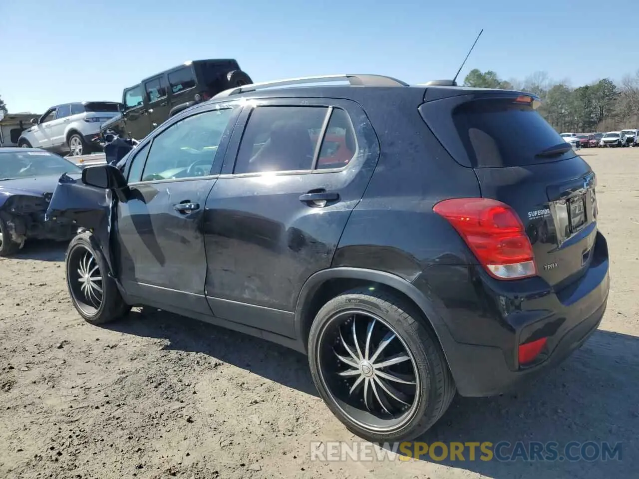 2 Photograph of a damaged car KL7CJLSB5MB318164 CHEVROLET TRAX 2021
