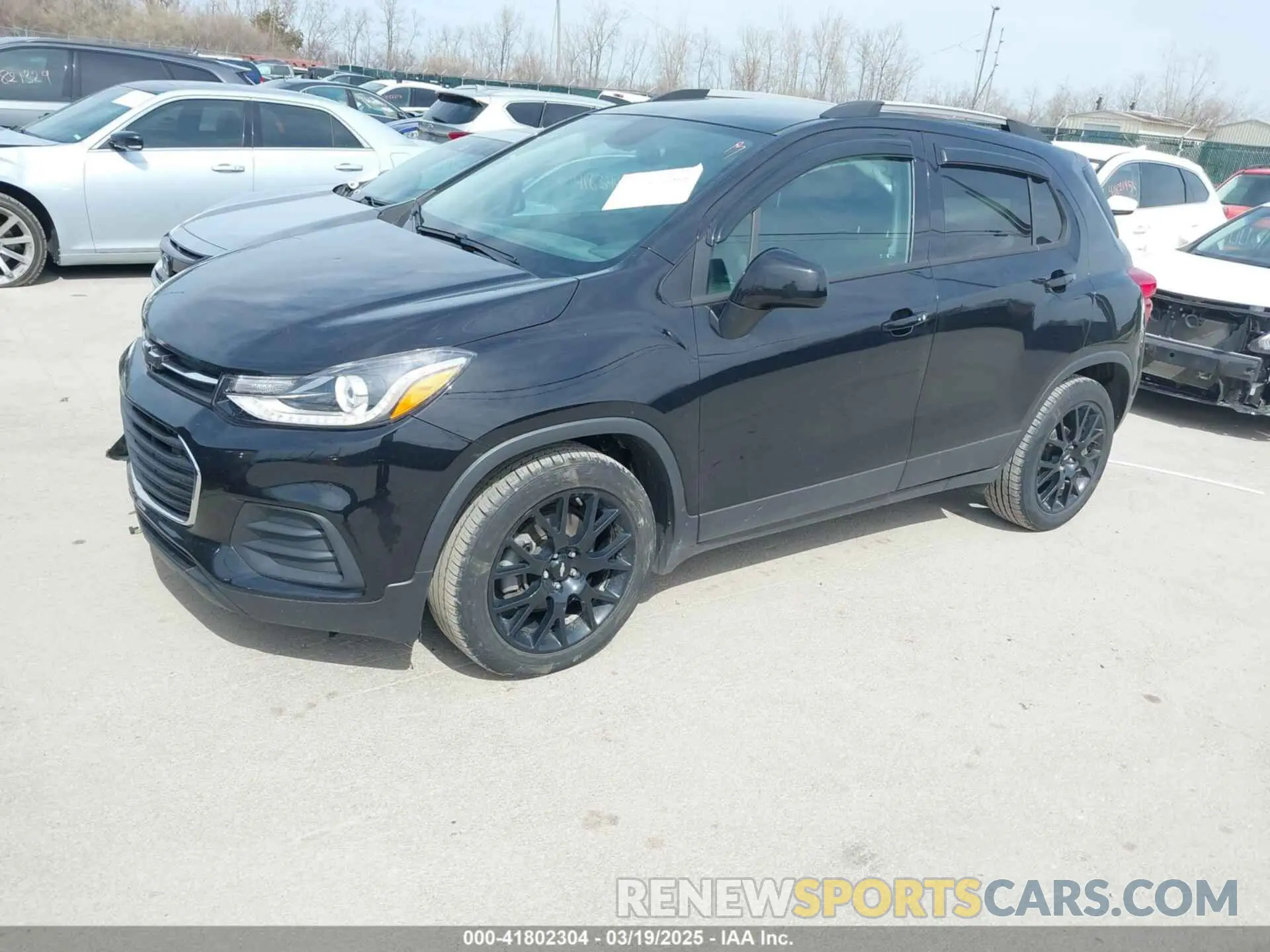 2 Photograph of a damaged car KL7CJLSB6MB321624 CHEVROLET TRAX 2021
