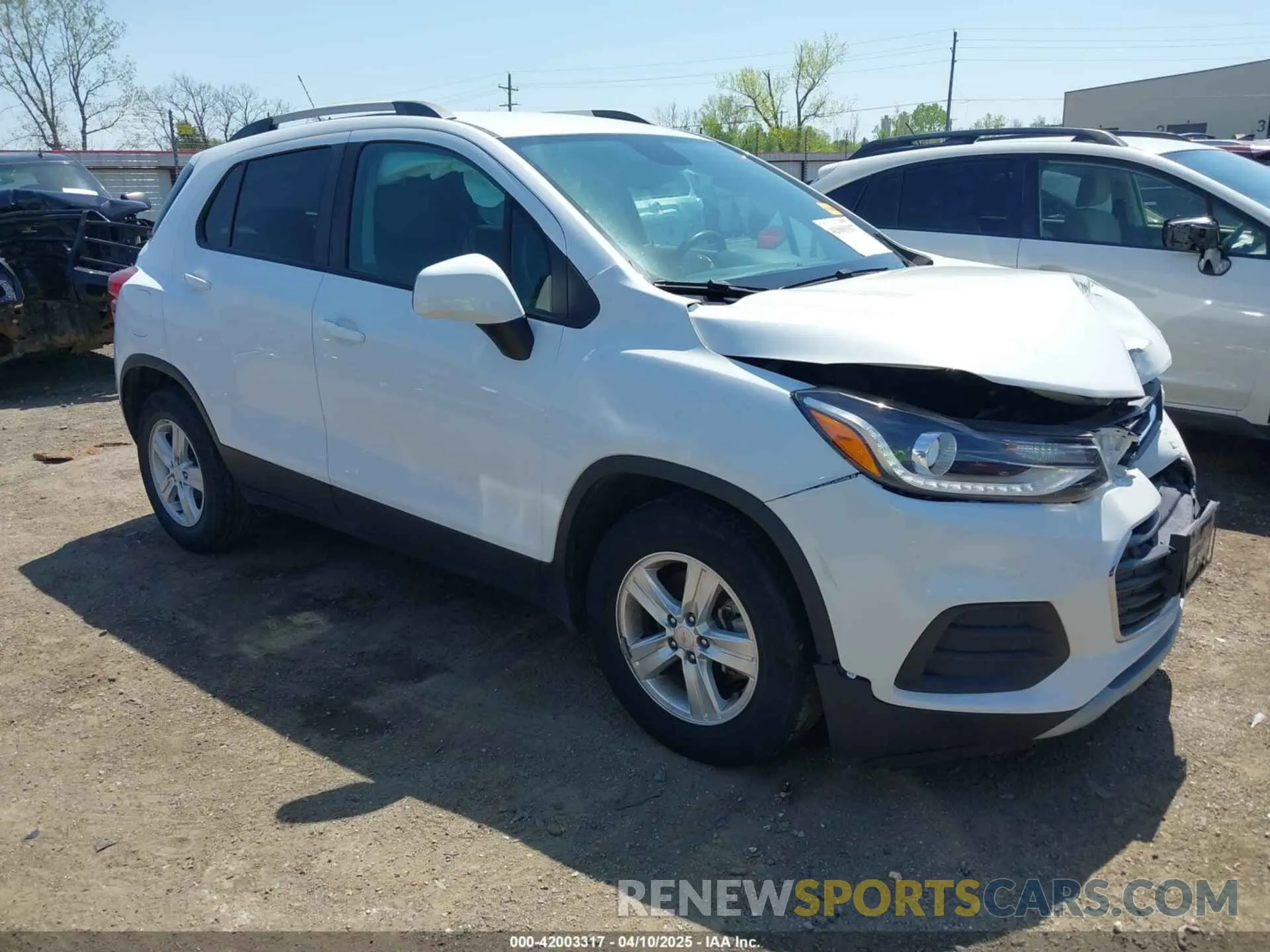 1 Photograph of a damaged car KL7CJLSB6MB323521 CHEVROLET TRAX 2021