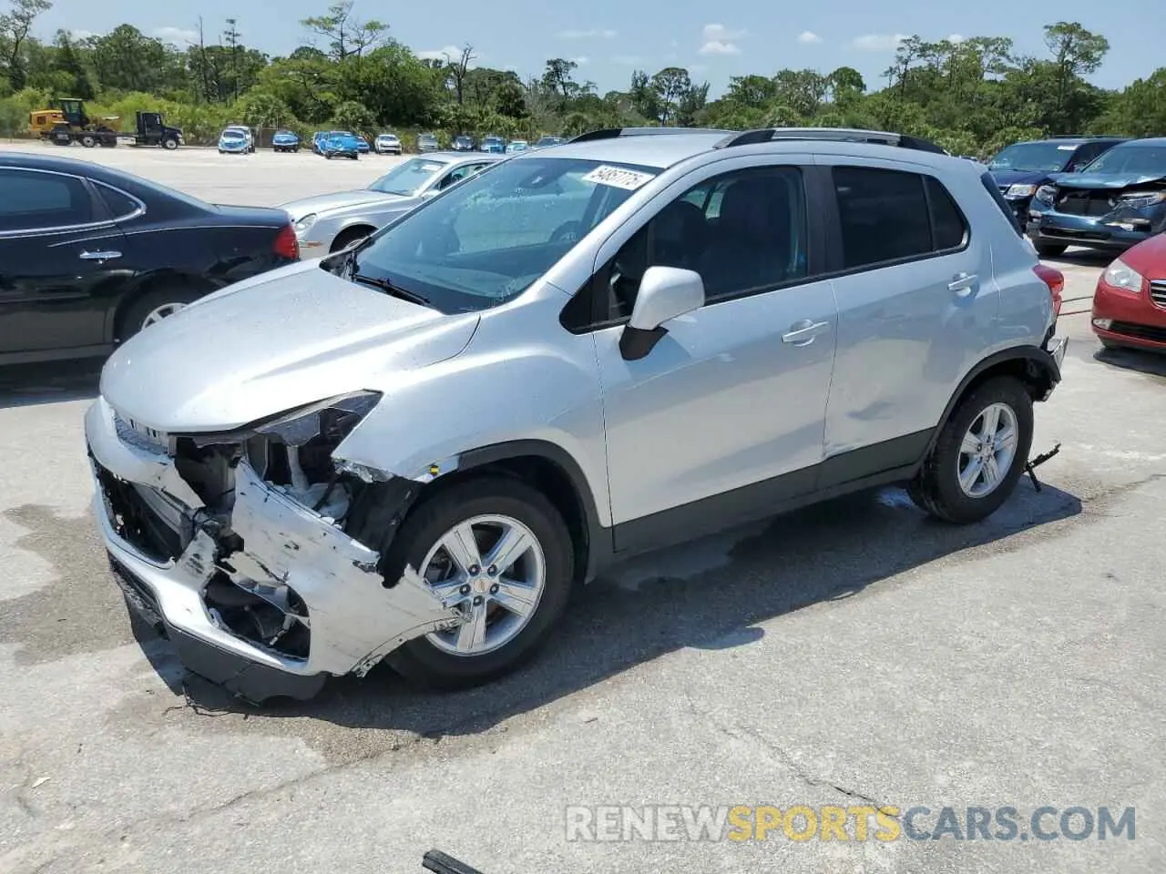 1 Photograph of a damaged car KL7CJLSB6MB328122 CHEVROLET TRAX 2021