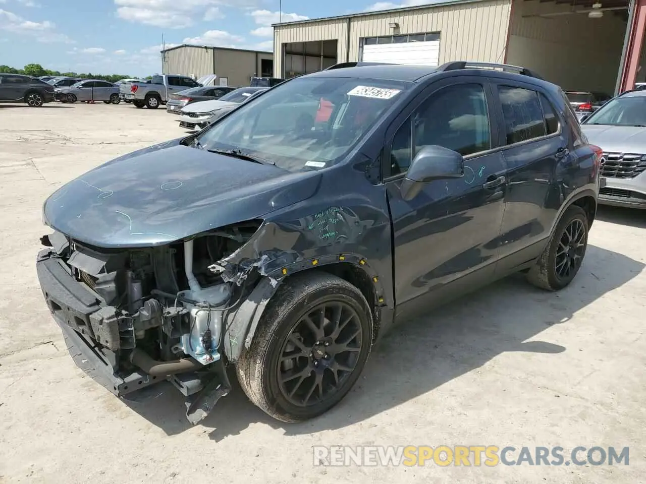 1 Photograph of a damaged car KL7CJLSB6MB338620 CHEVROLET TRAX 2021