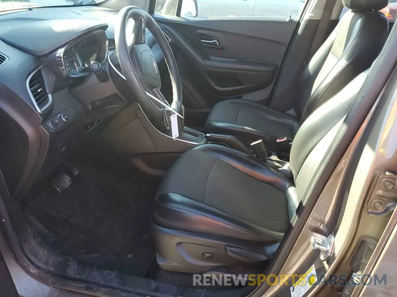 7 Photograph of a damaged car KL7CJLSB8MB326646 CHEVROLET TRAX 2021
