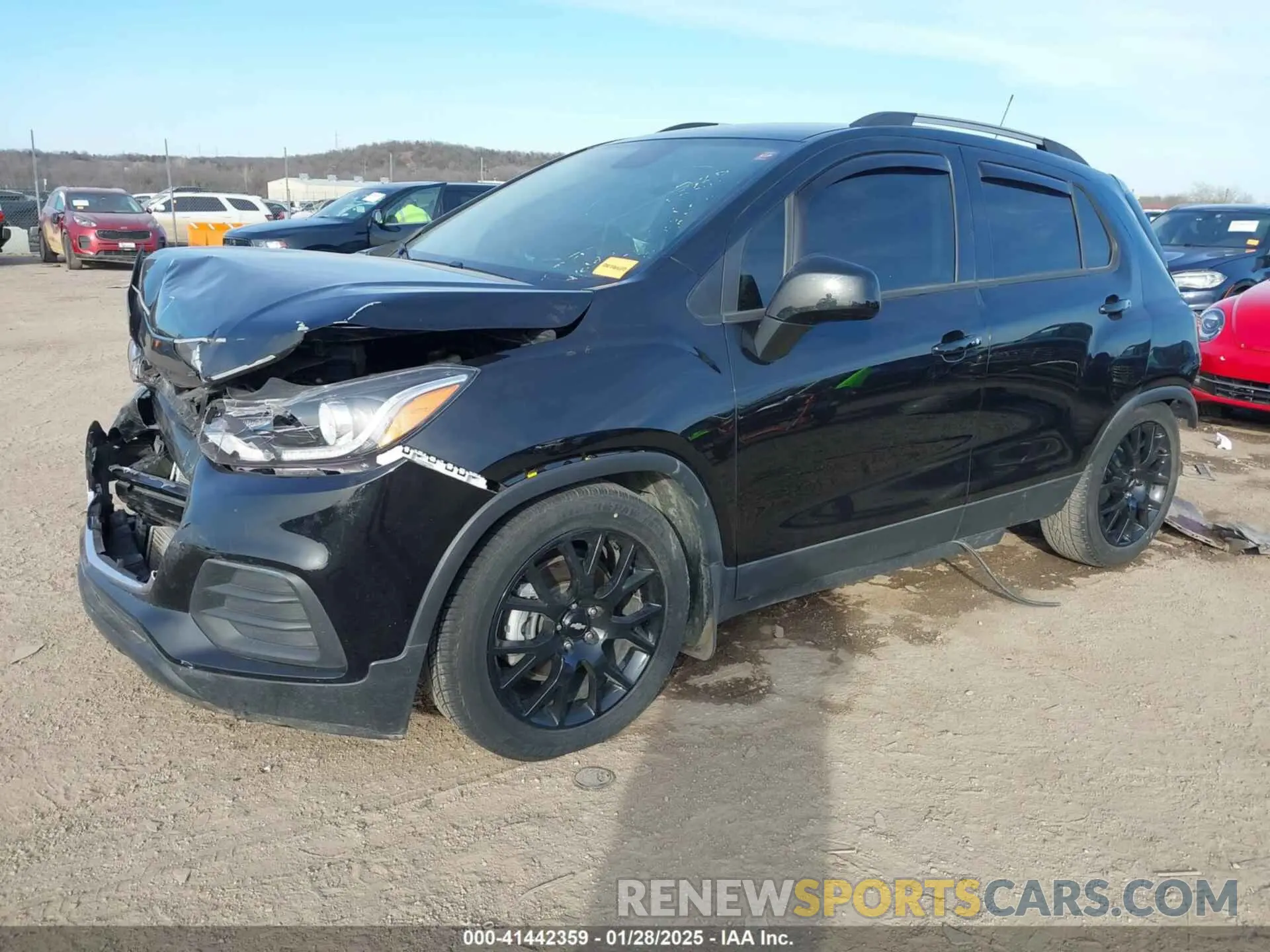 2 Photograph of a damaged car KL7CJLSB9MB338000 CHEVROLET TRAX 2021