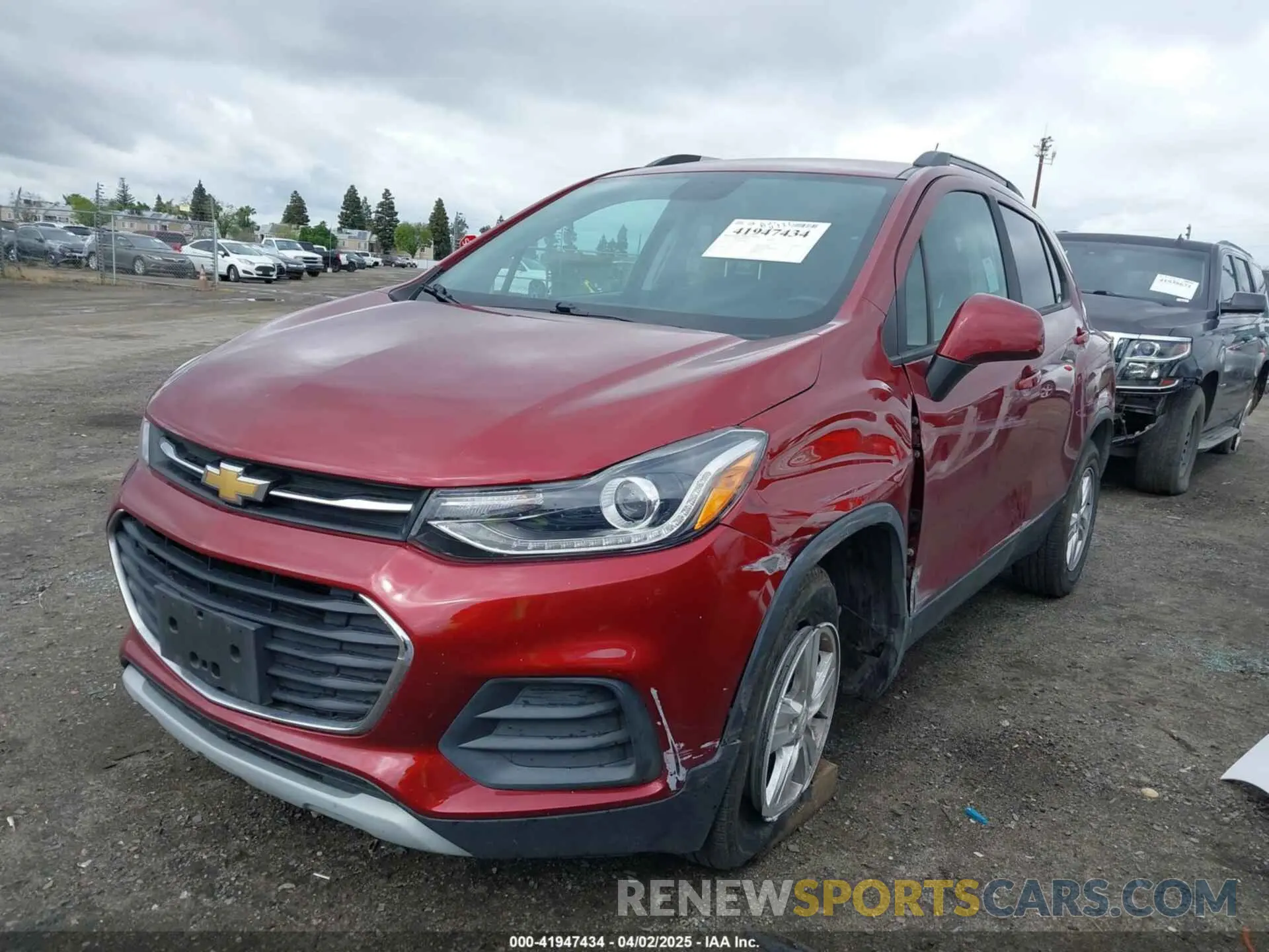 14 Photograph of a damaged car KL7CJLSM5MB374686 CHEVROLET TRAX 2021