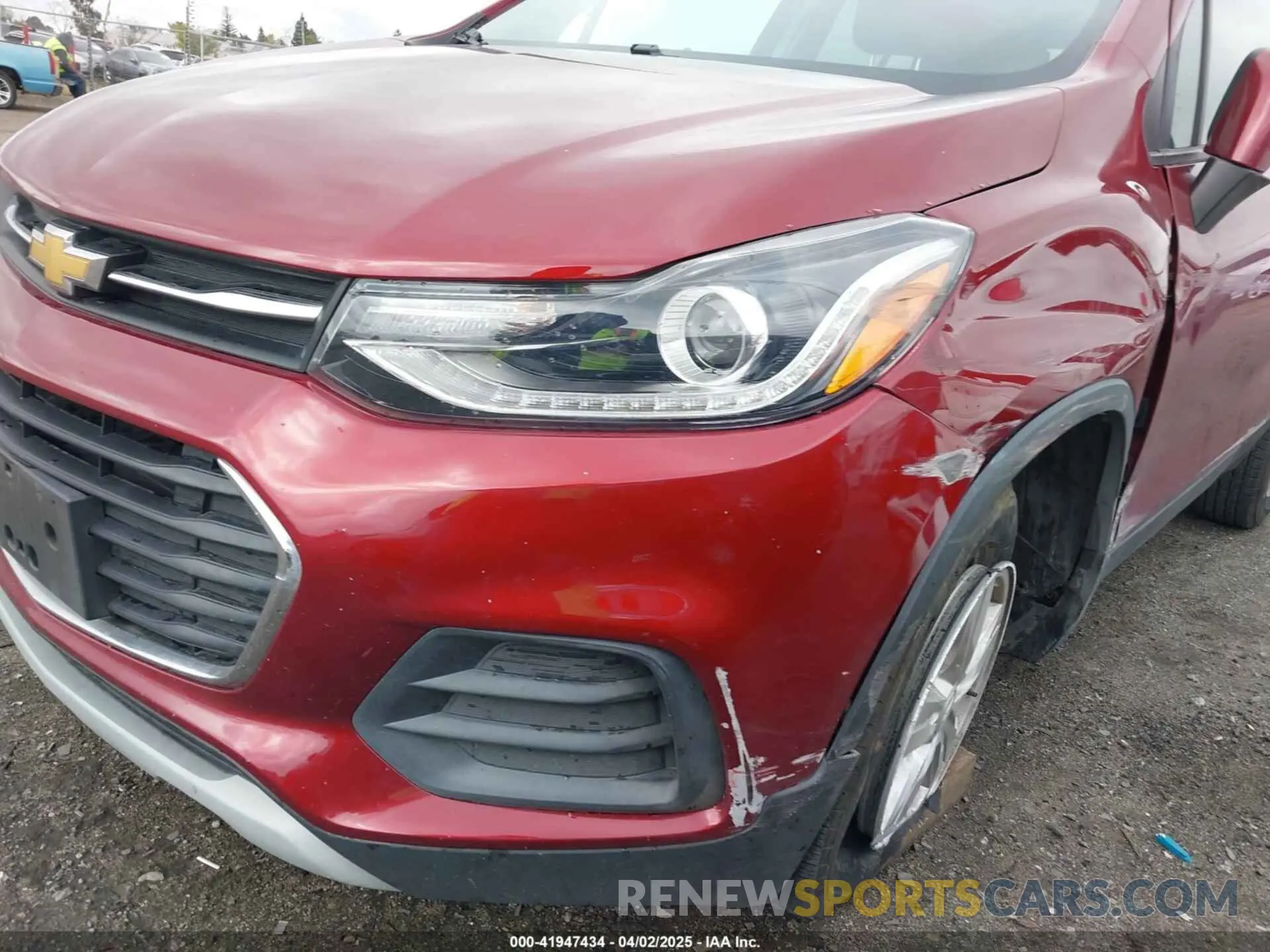 20 Photograph of a damaged car KL7CJLSM5MB374686 CHEVROLET TRAX 2021