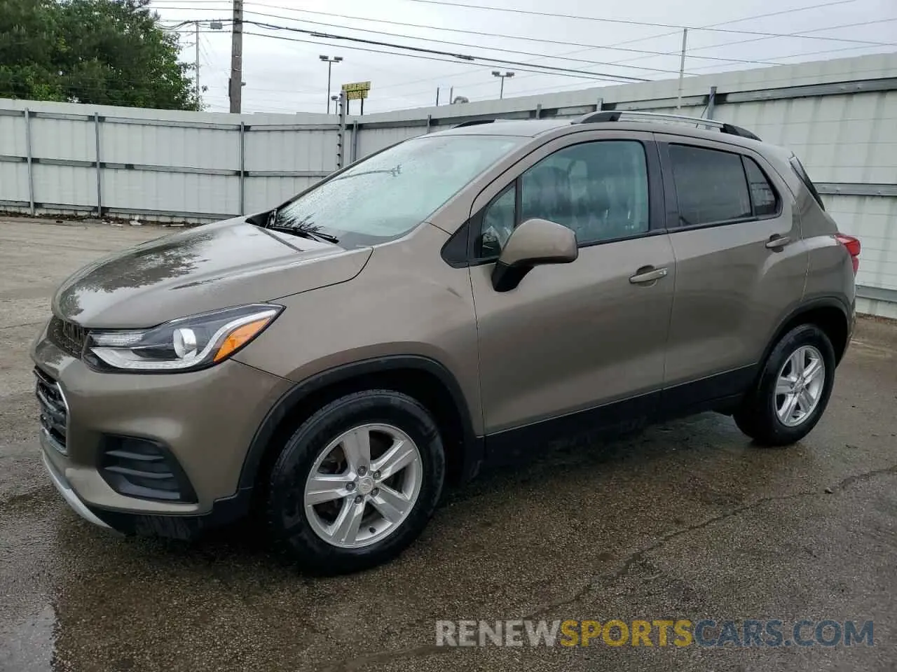 1 Photograph of a damaged car KL7CJLSM6MB372655 CHEVROLET TRAX 2021
