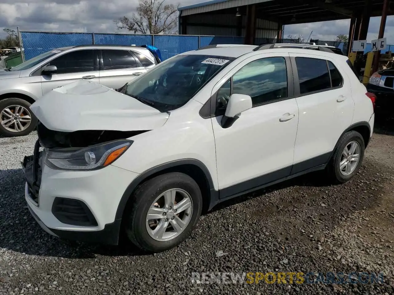 1 Photograph of a damaged car KL7CJLSMXMB363473 CHEVROLET TRAX 2021