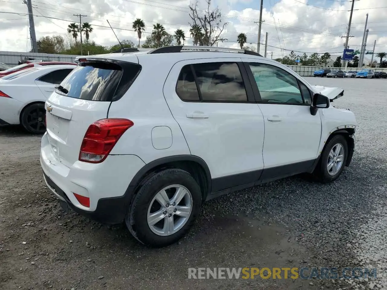 3 Photograph of a damaged car KL7CJLSMXMB363473 CHEVROLET TRAX 2021