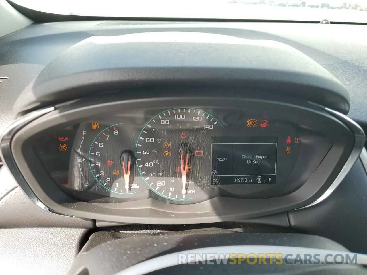 9 Photograph of a damaged car KL7CJLSMXMB363473 CHEVROLET TRAX 2021