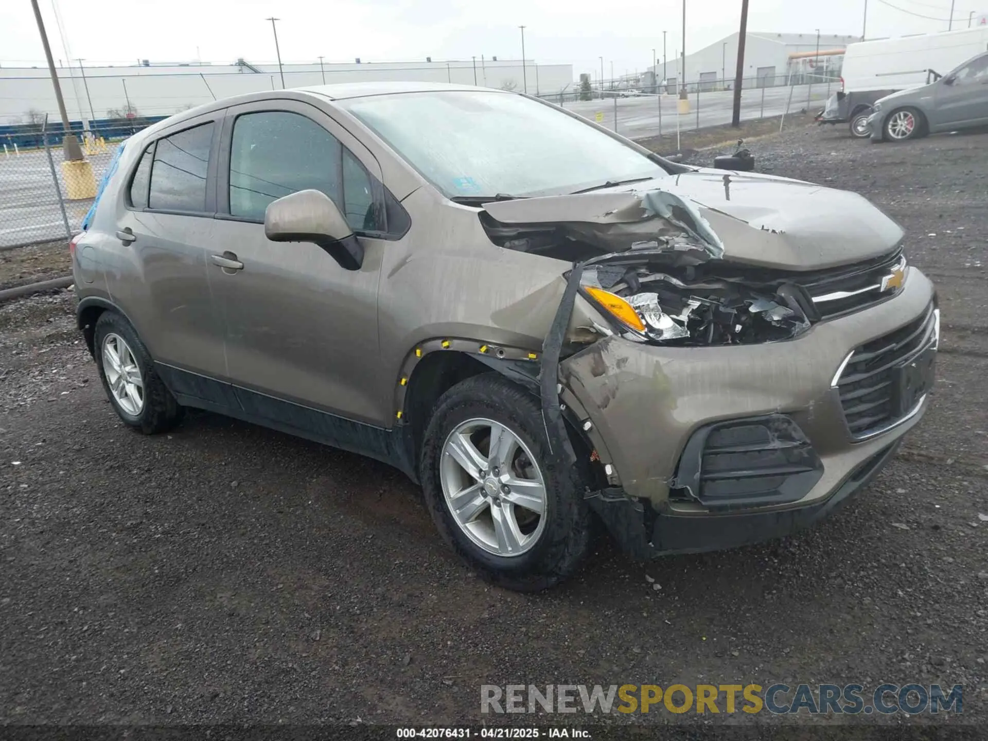 1 Photograph of a damaged car KL7CJNSB0MB324627 CHEVROLET TRAX 2021