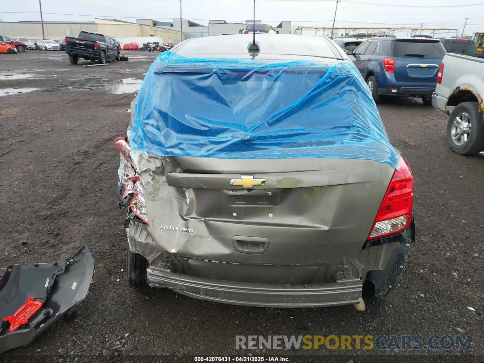 16 Photograph of a damaged car KL7CJNSB0MB324627 CHEVROLET TRAX 2021