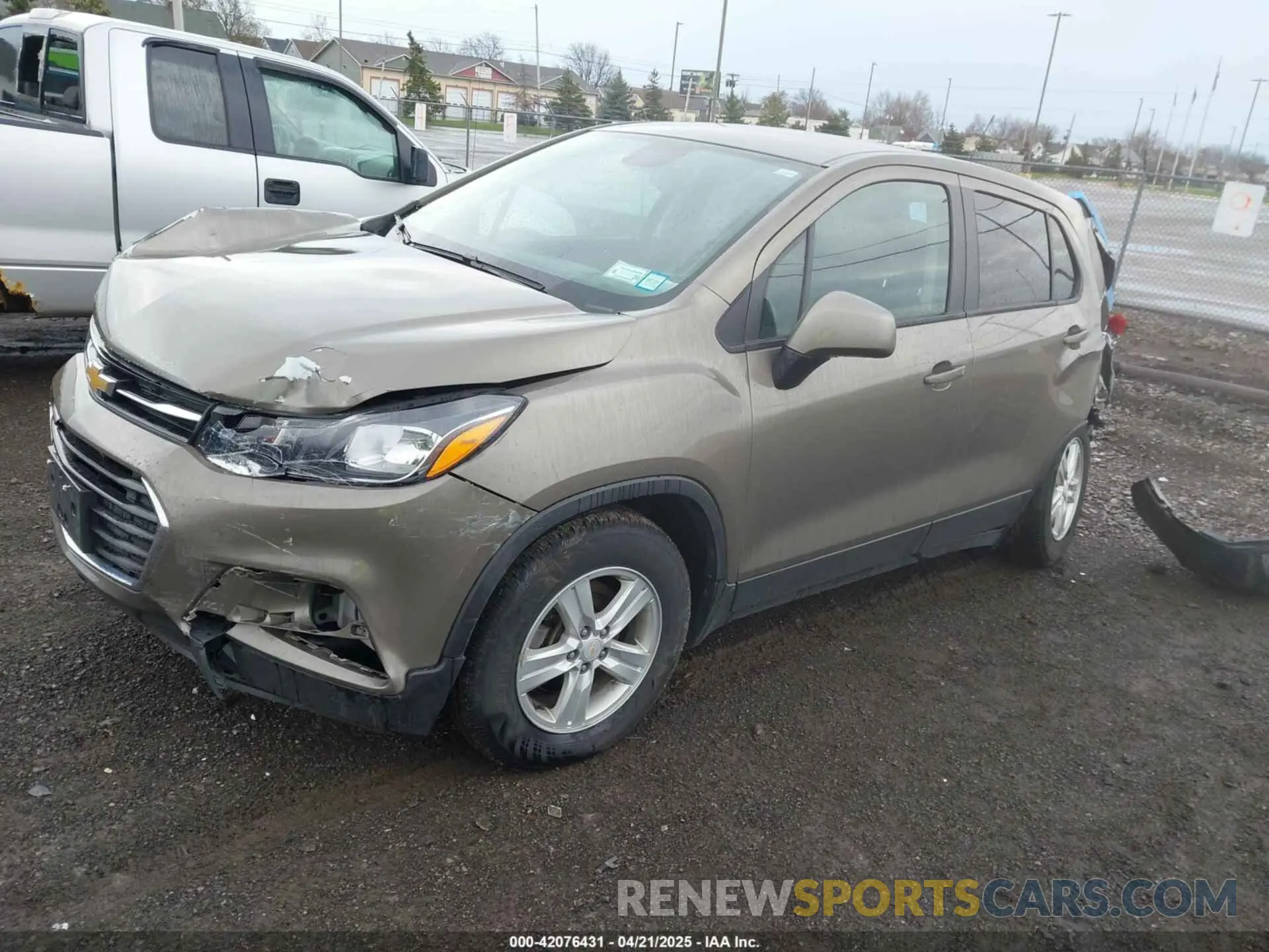 2 Photograph of a damaged car KL7CJNSB0MB324627 CHEVROLET TRAX 2021