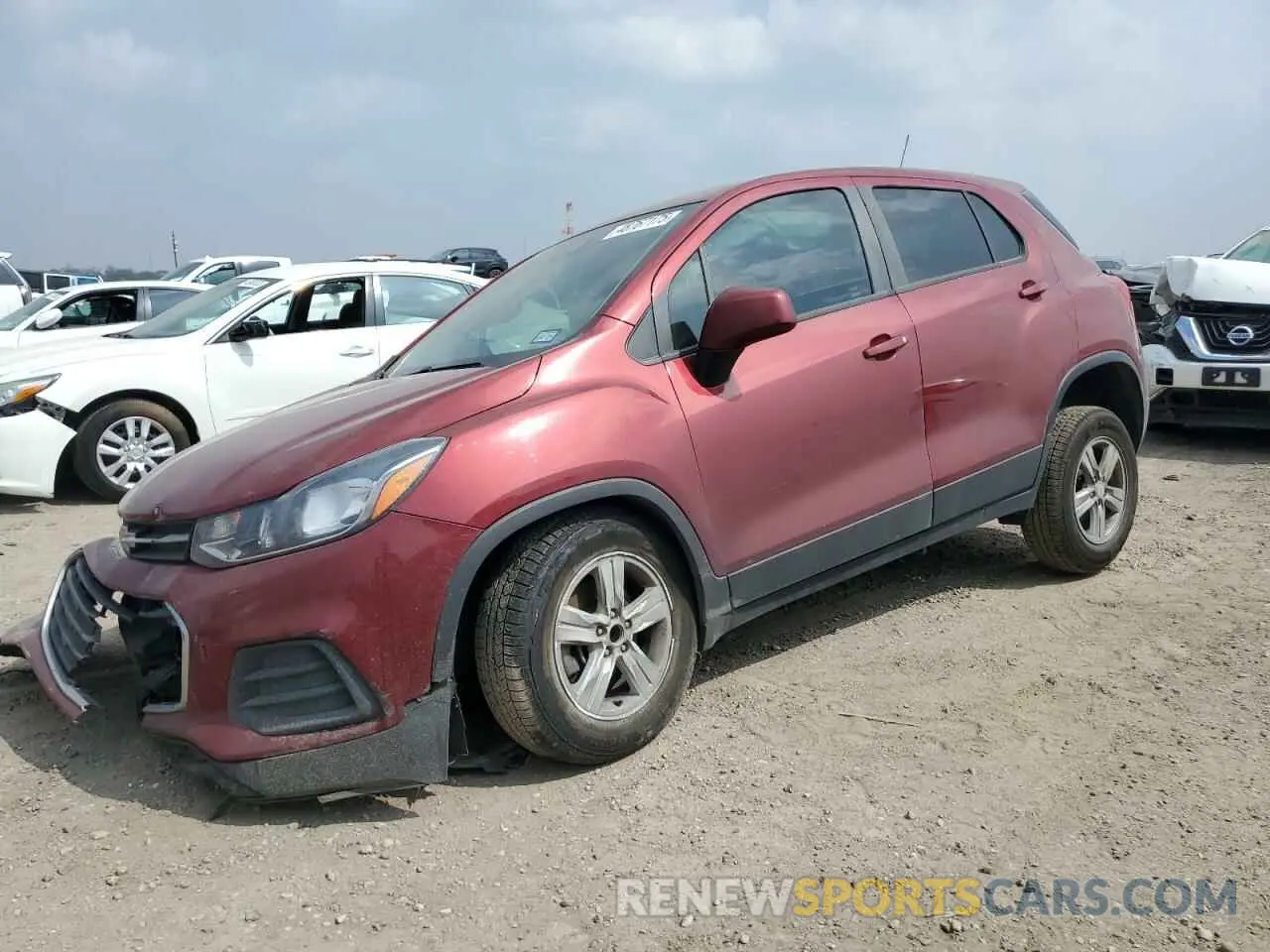 1 Photograph of a damaged car KL7CJNSM1MB373918 CHEVROLET TRAX 2021