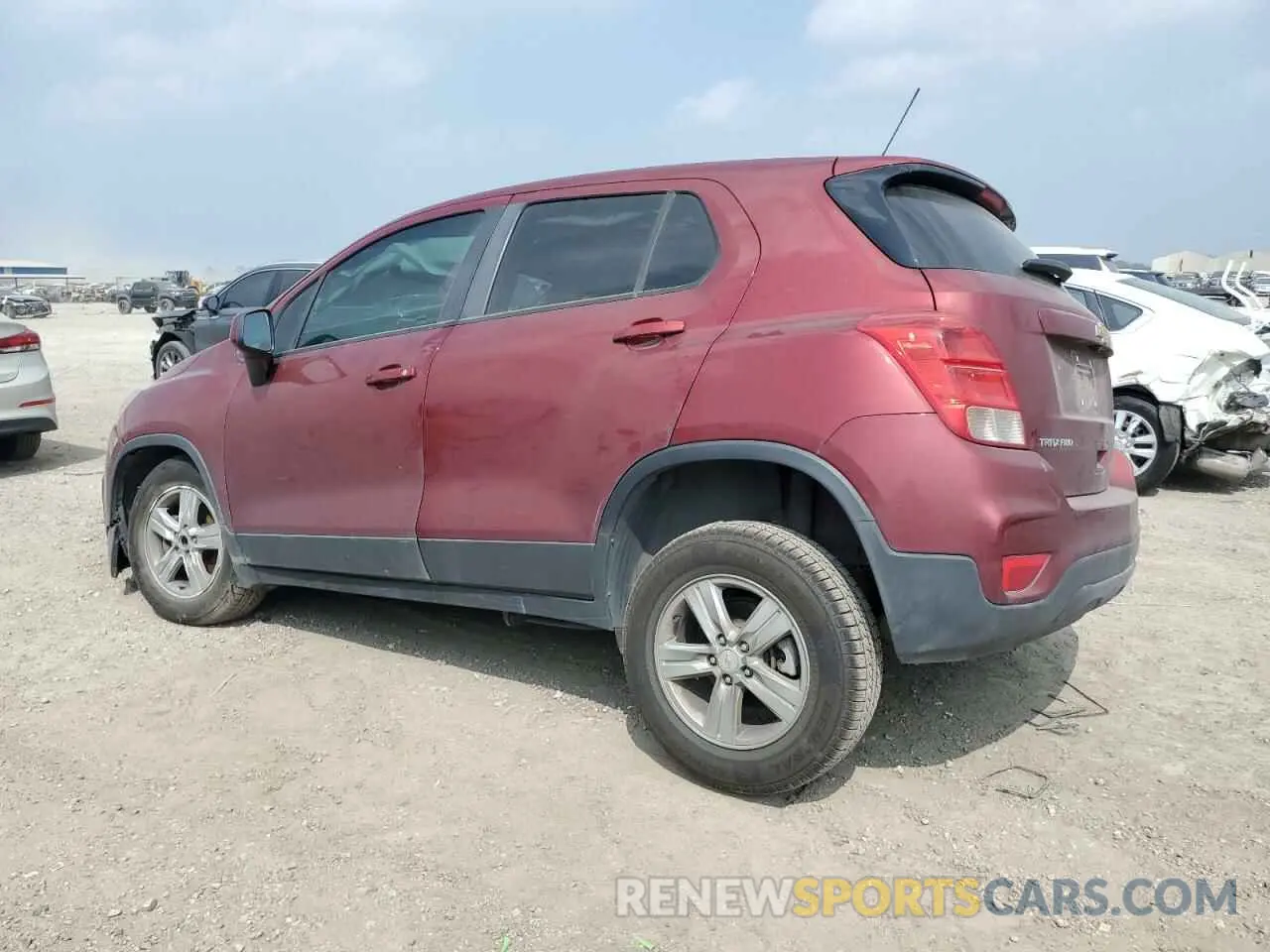 2 Photograph of a damaged car KL7CJNSM1MB373918 CHEVROLET TRAX 2021