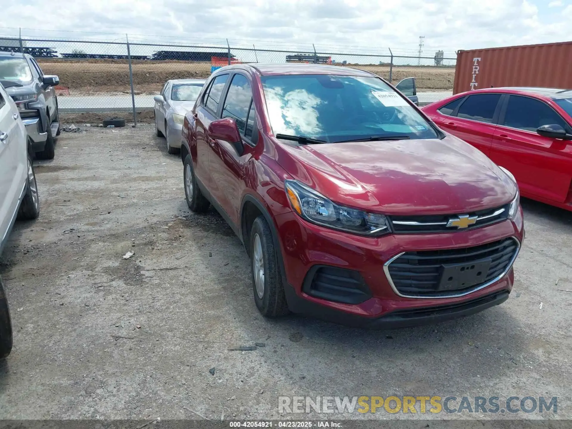 1 Photograph of a damaged car KL7CJNSM2MB376505 CHEVROLET TRAX 2021
