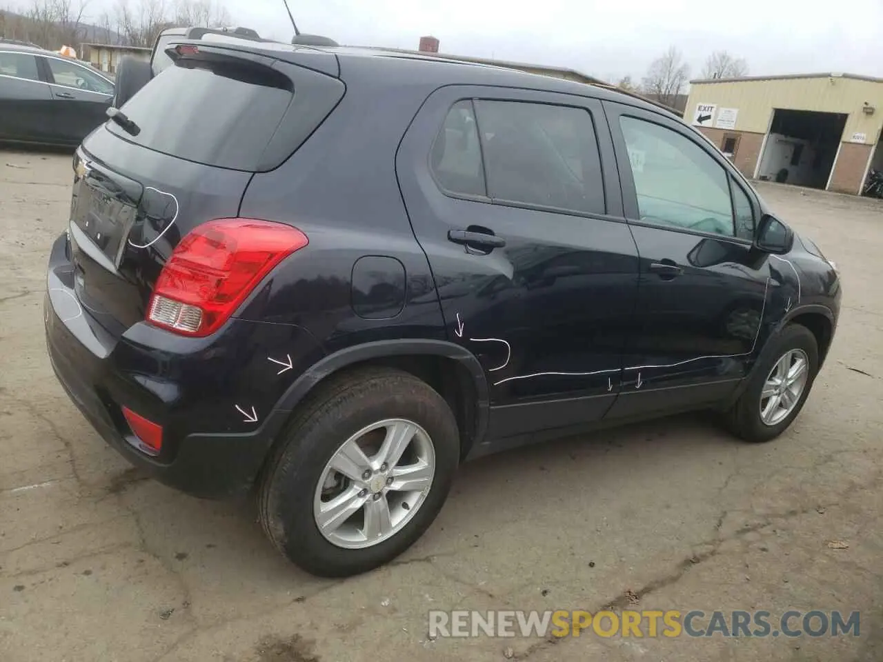 3 Photograph of a damaged car KL7CJNSM5MB361786 CHEVROLET TRAX 2021