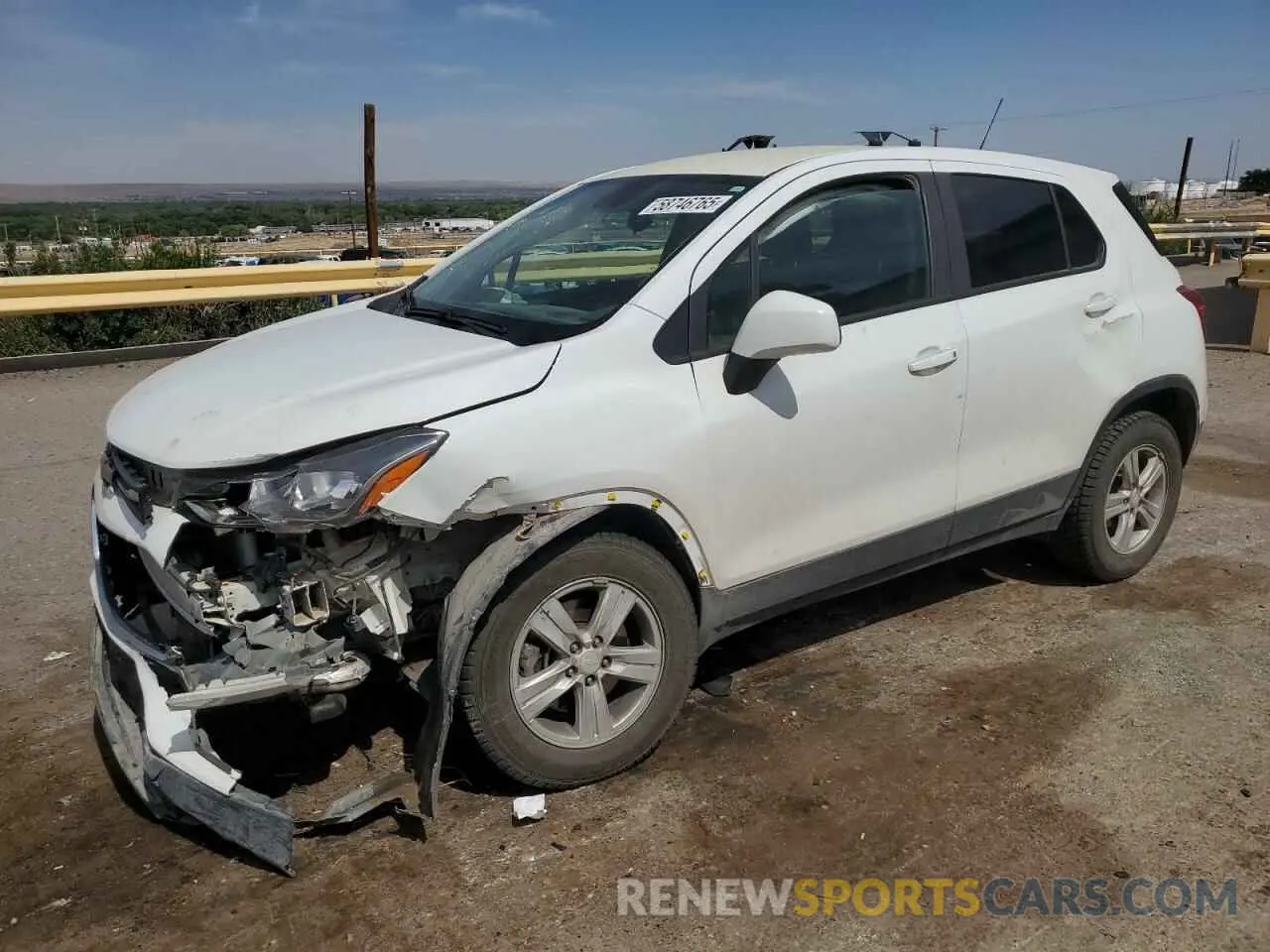 1 Photograph of a damaged car KL7CJNSMXMB373402 CHEVROLET TRAX 2021