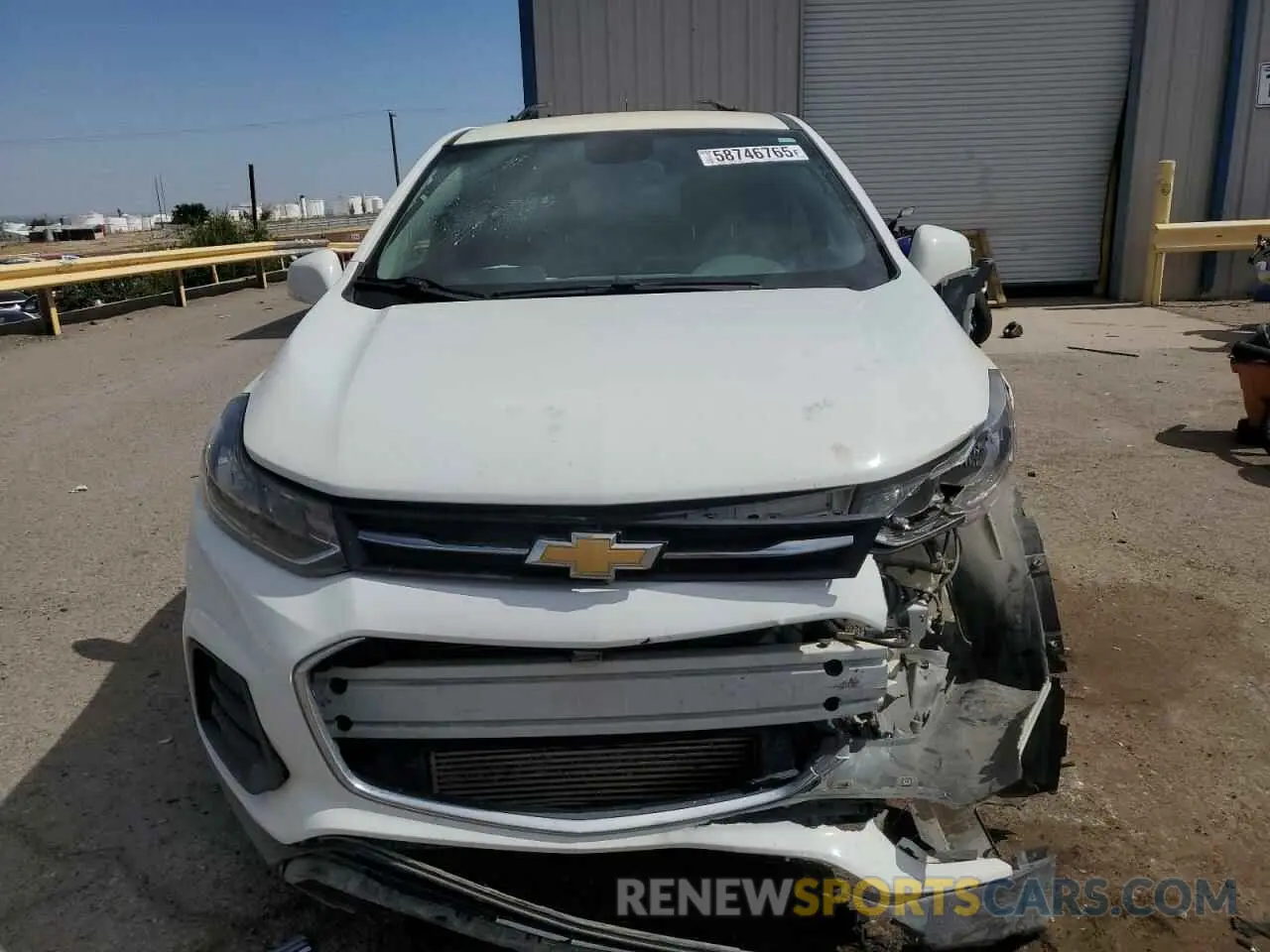 5 Photograph of a damaged car KL7CJNSMXMB373402 CHEVROLET TRAX 2021