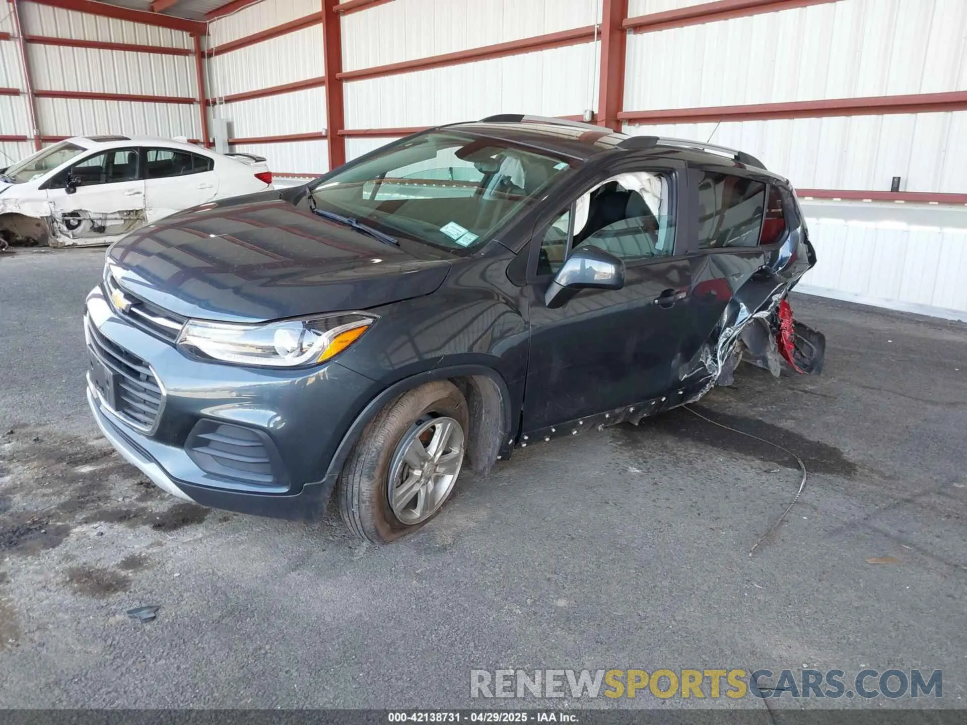2 Photograph of a damaged car KL7CJPSB0MB307452 CHEVROLET TRAX 2021