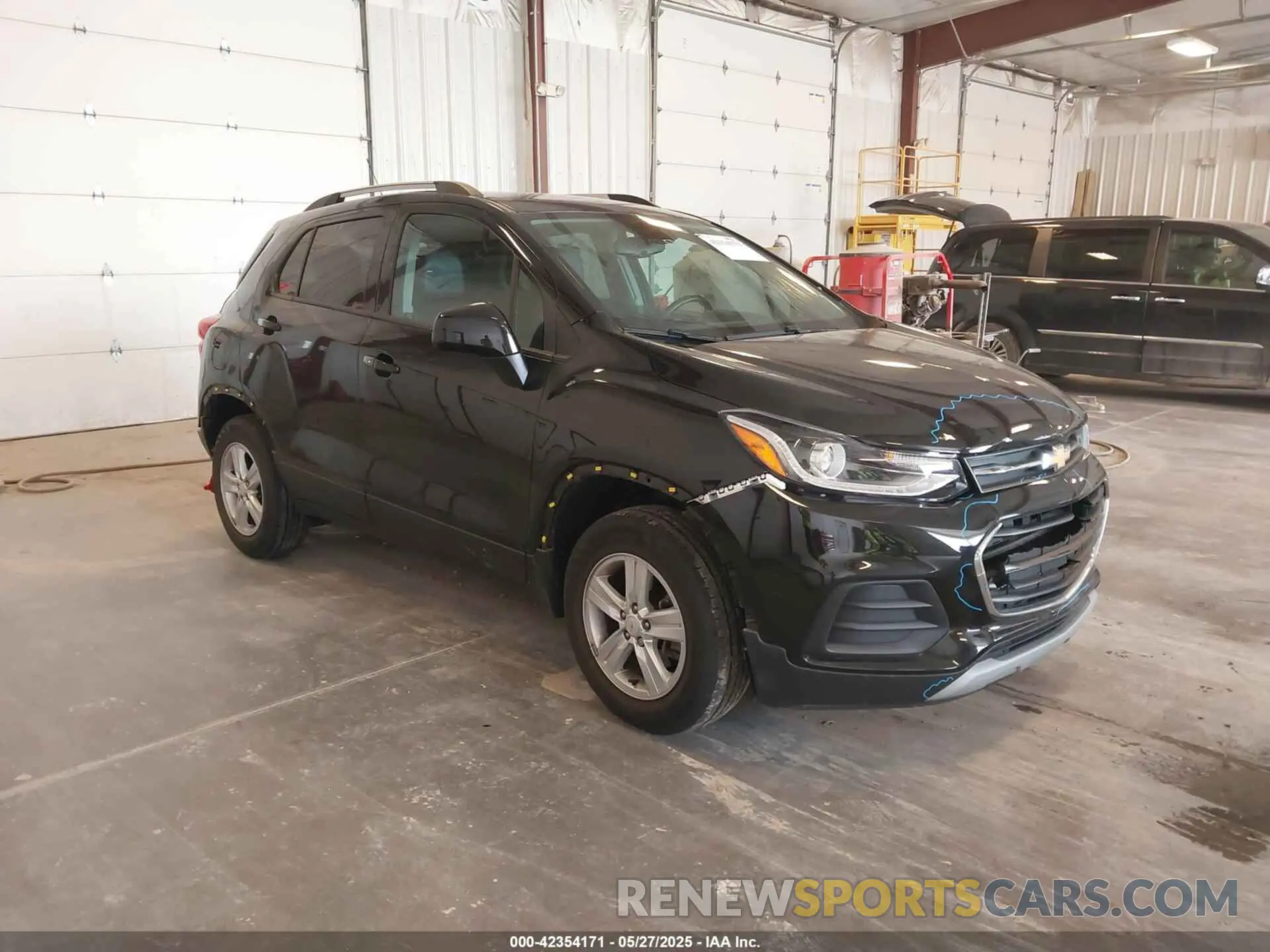 1 Photograph of a damaged car KL7CJPSB0MB346011 CHEVROLET TRAX 2021