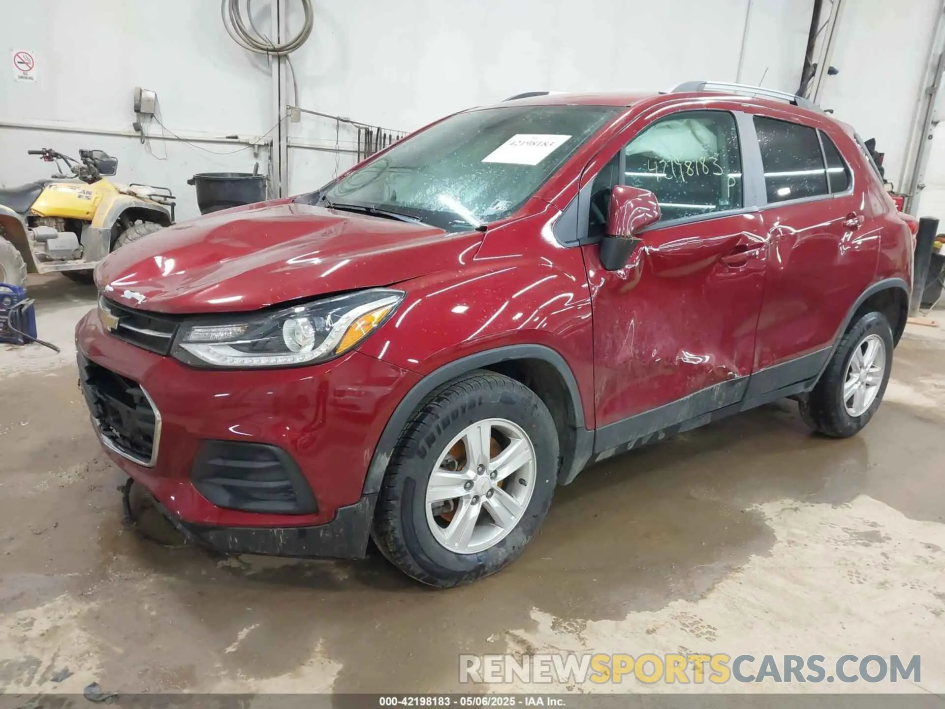 2 Photograph of a damaged car KL7CJPSB2MB320008 CHEVROLET TRAX 2021