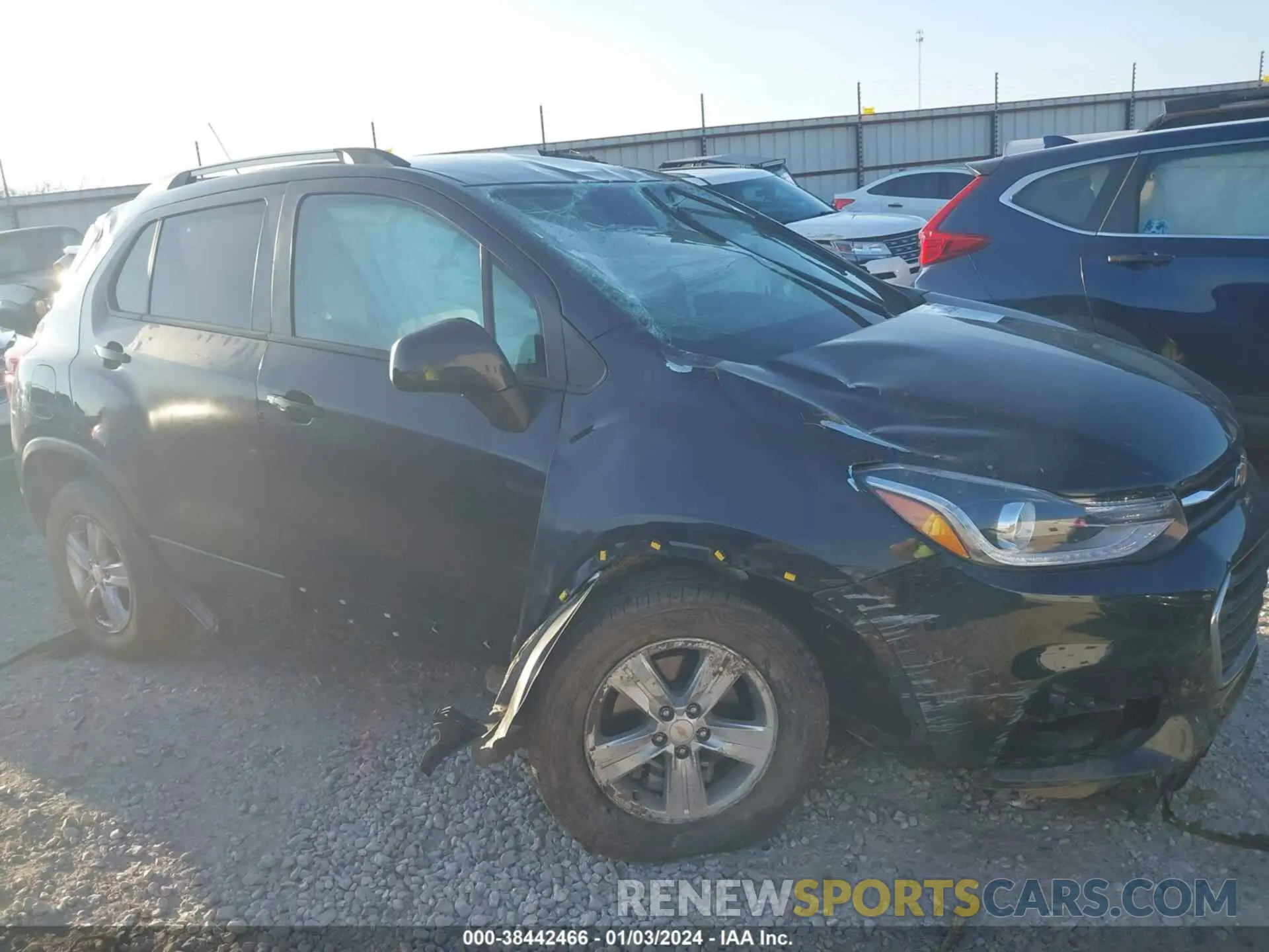 1 Photograph of a damaged car KL7CJPSB2MB321465 CHEVROLET TRAX 2021