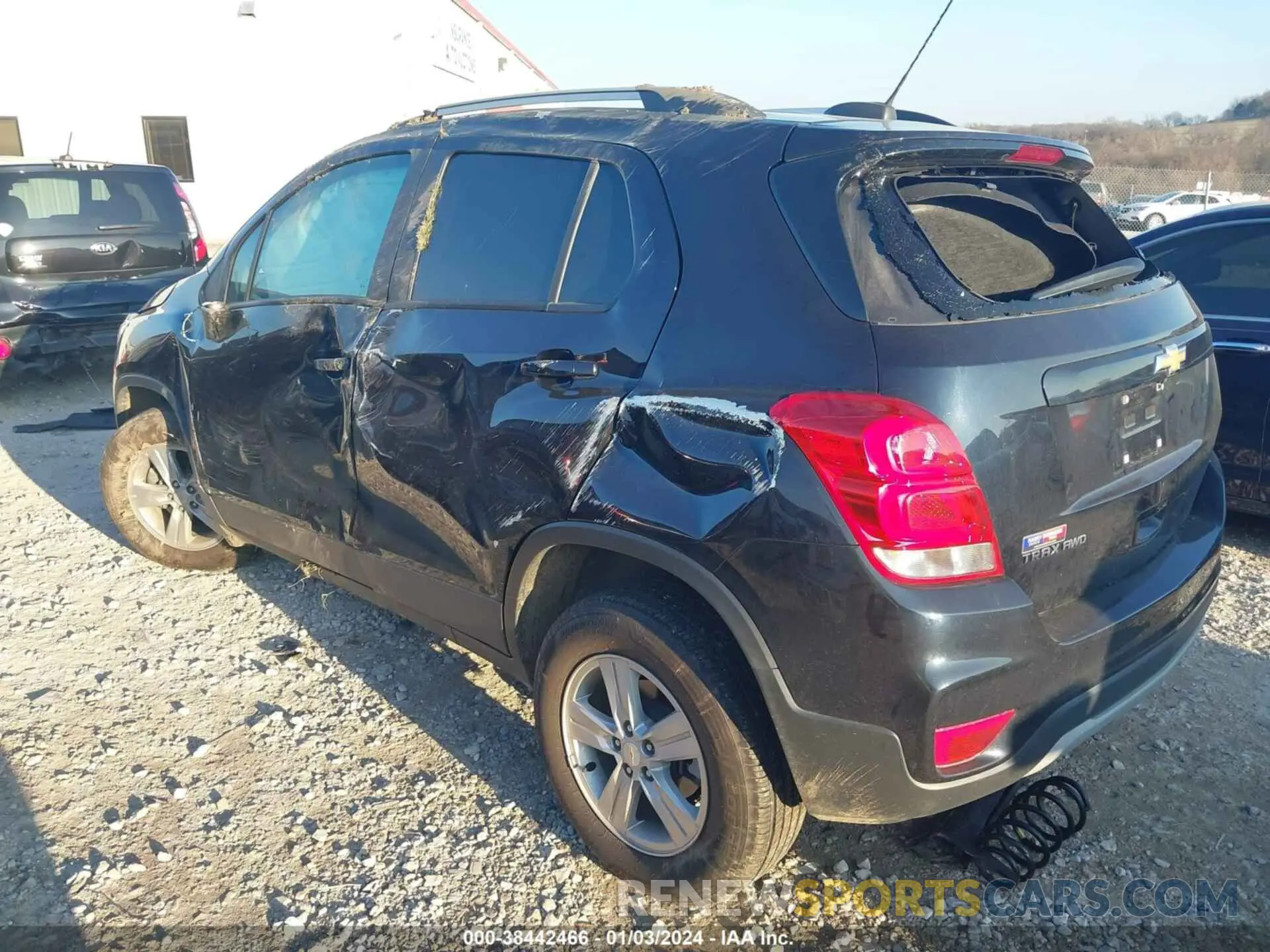 3 Photograph of a damaged car KL7CJPSB2MB321465 CHEVROLET TRAX 2021
