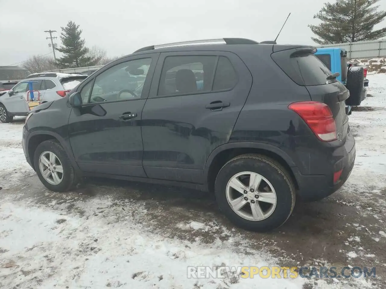 2 Photograph of a damaged car KL7CJPSB2MB350836 CHEVROLET TRAX 2021