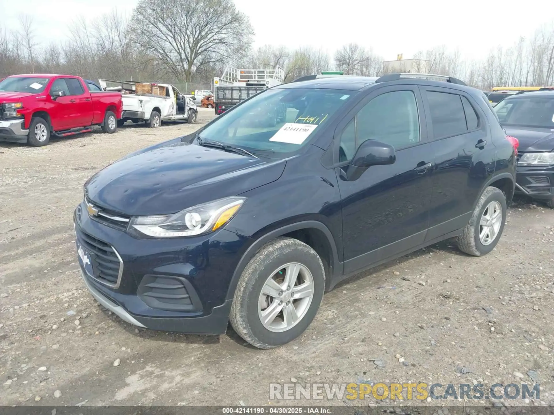2 Photograph of a damaged car KL7CJPSB2MB360217 CHEVROLET TRAX 2021