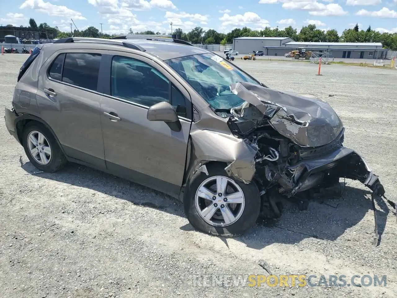 4 Photograph of a damaged car KL7CJPSB3MB331759 CHEVROLET TRAX 2021