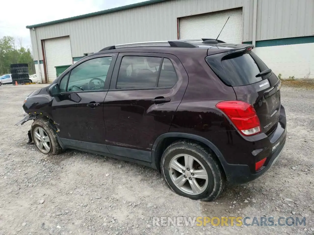 2 Photograph of a damaged car KL7CJPSB4MB314324 CHEVROLET TRAX 2021
