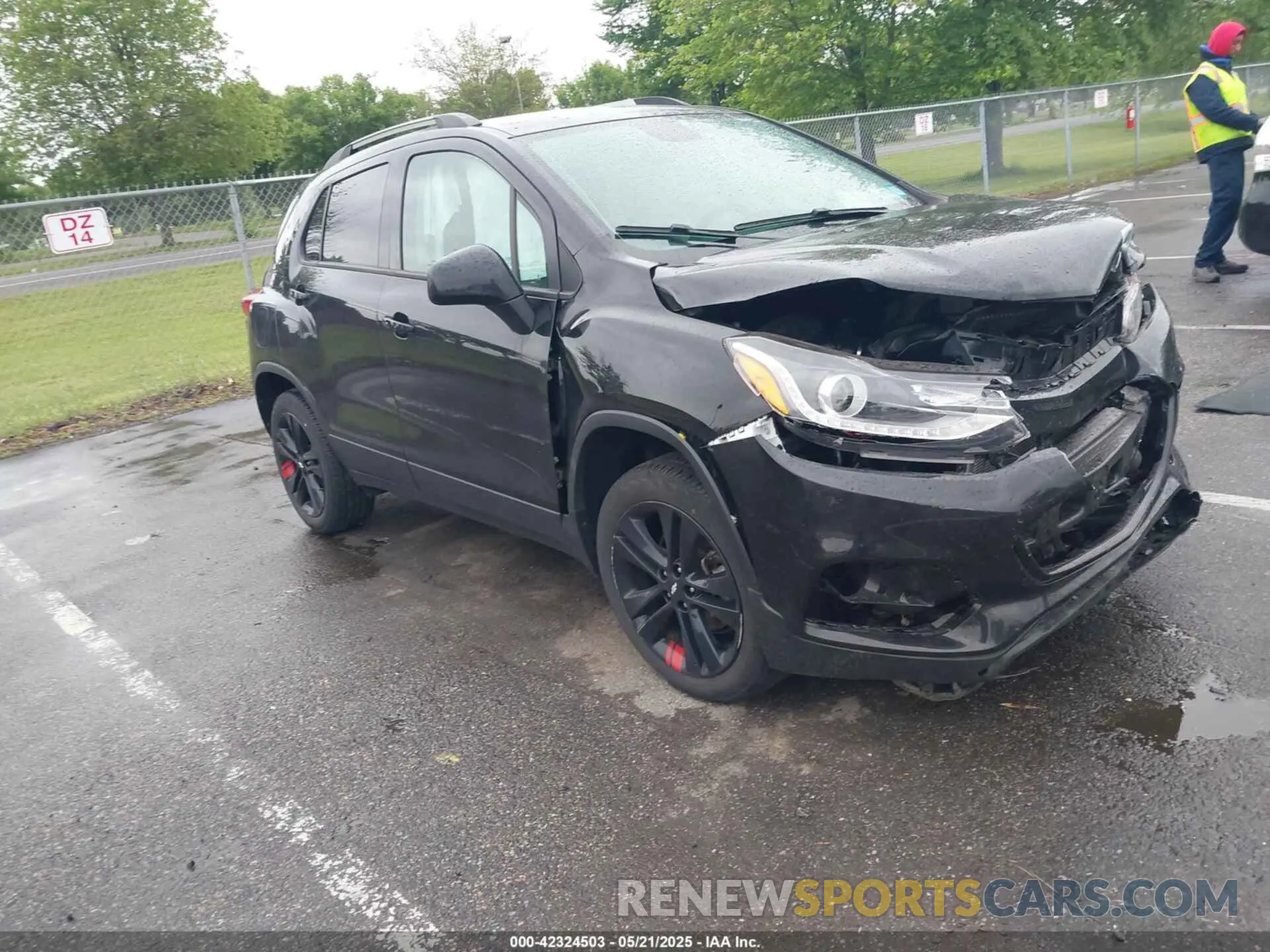 1 Photograph of a damaged car KL7CJPSB7MB334762 CHEVROLET TRAX 2021