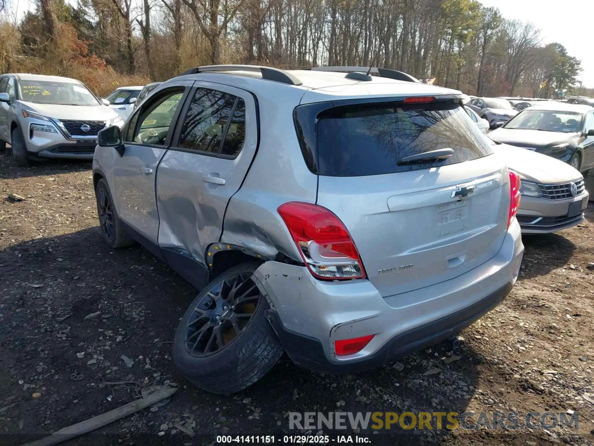 3 Photograph of a damaged car KL7CJPSB7MB354316 CHEVROLET TRAX 2021