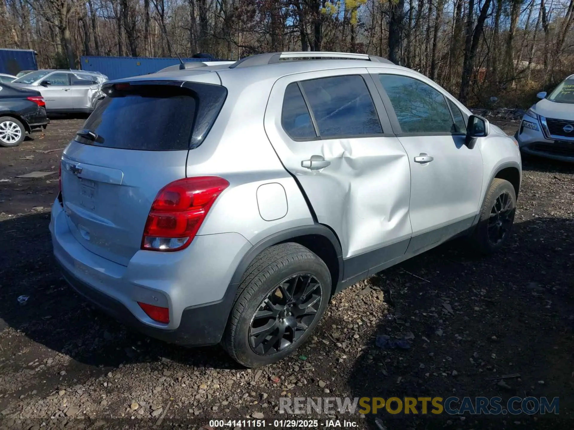 4 Photograph of a damaged car KL7CJPSB7MB354316 CHEVROLET TRAX 2021