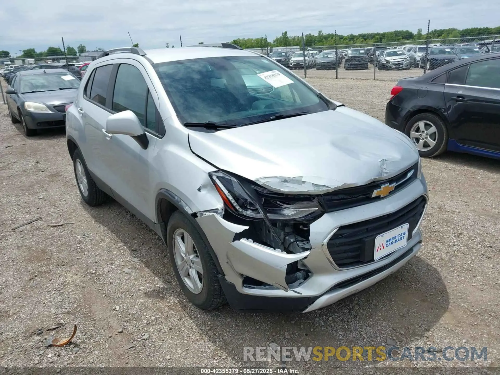 1 Photograph of a damaged car KL7CJPSB8MB305061 CHEVROLET TRAX 2021