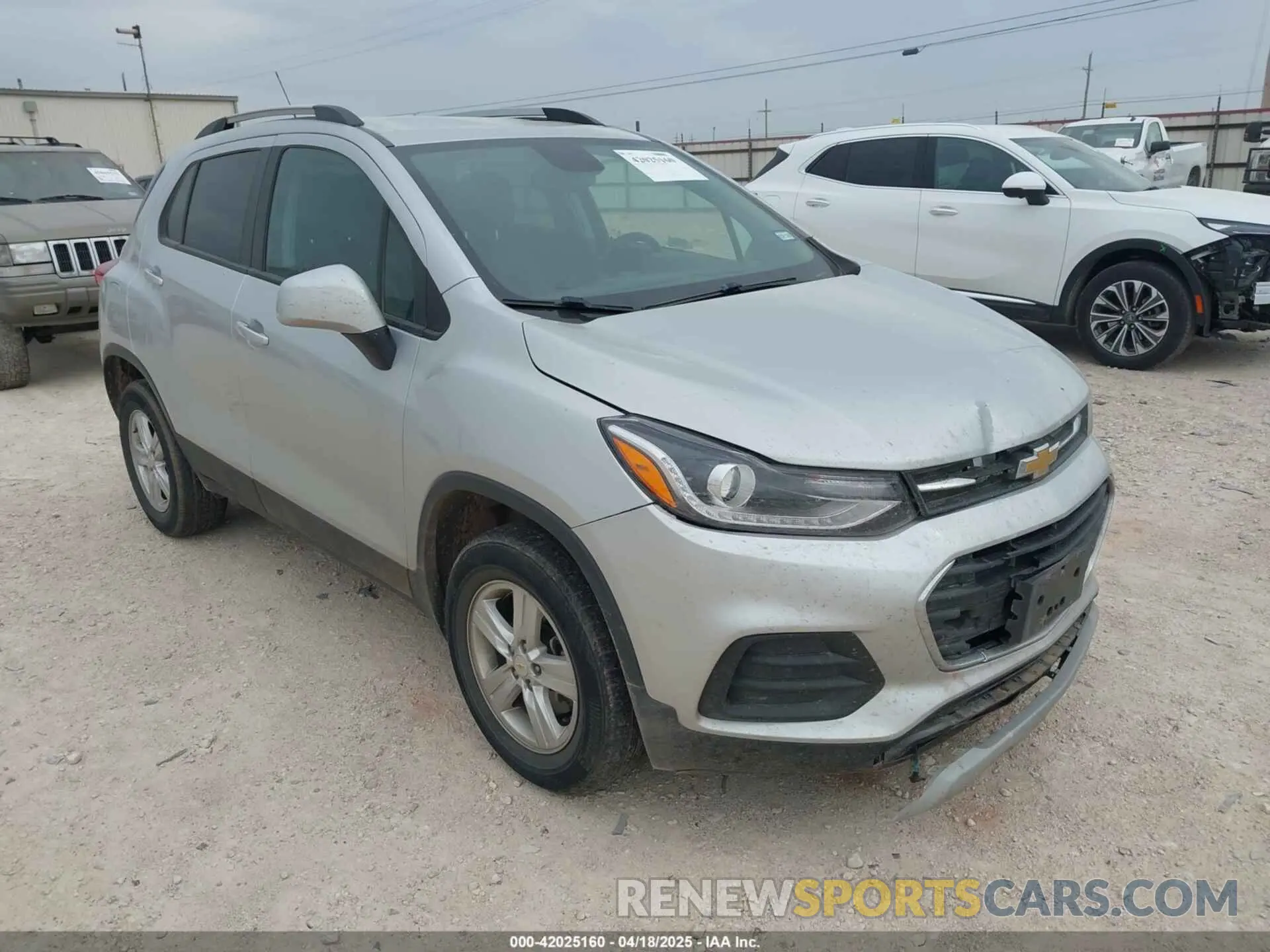 1 Photograph of a damaged car KL7CJPSB8MB321938 CHEVROLET TRAX 2021