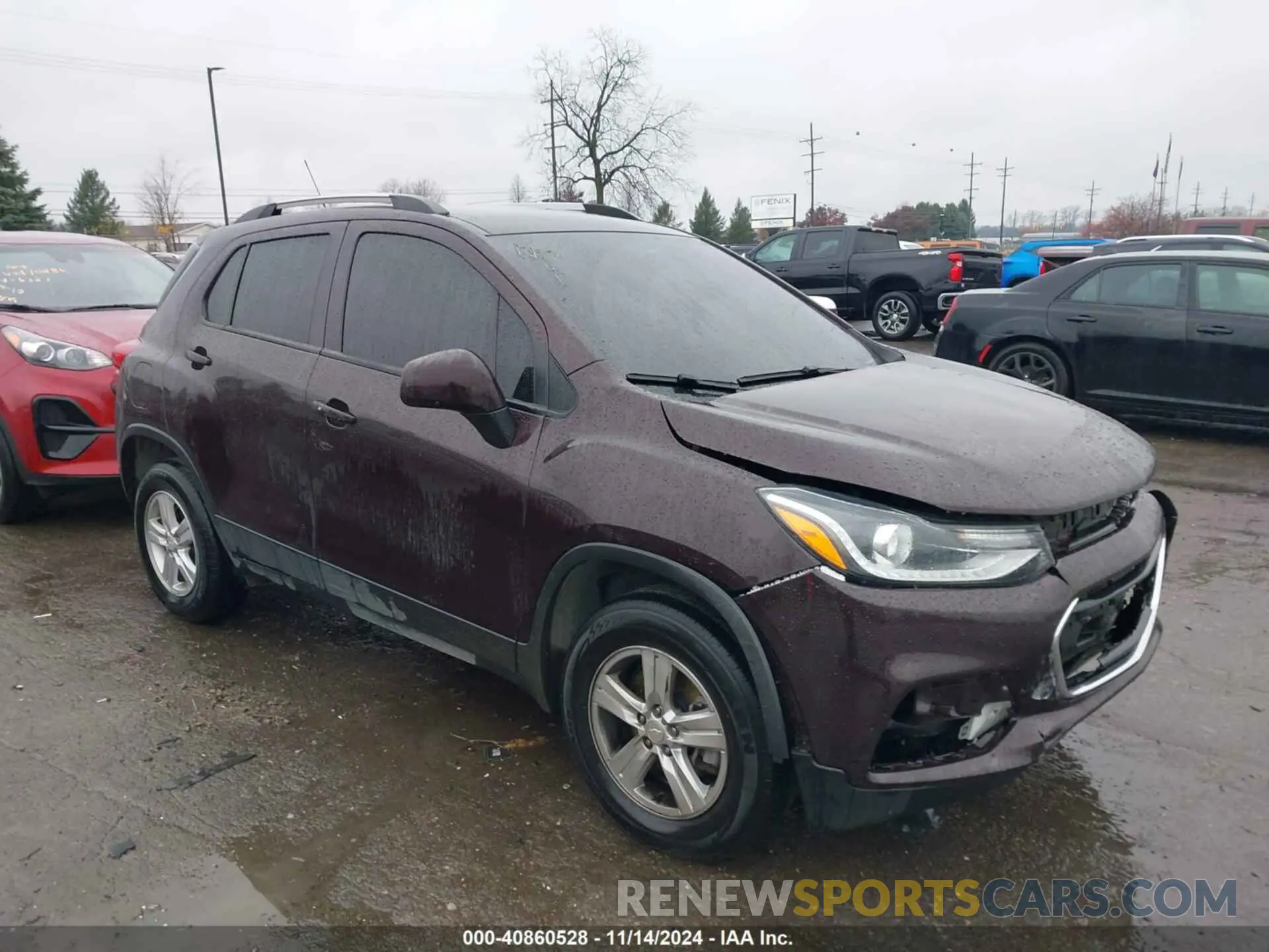 1 Photograph of a damaged car KL7CJPSB8MB357578 CHEVROLET TRAX 2021