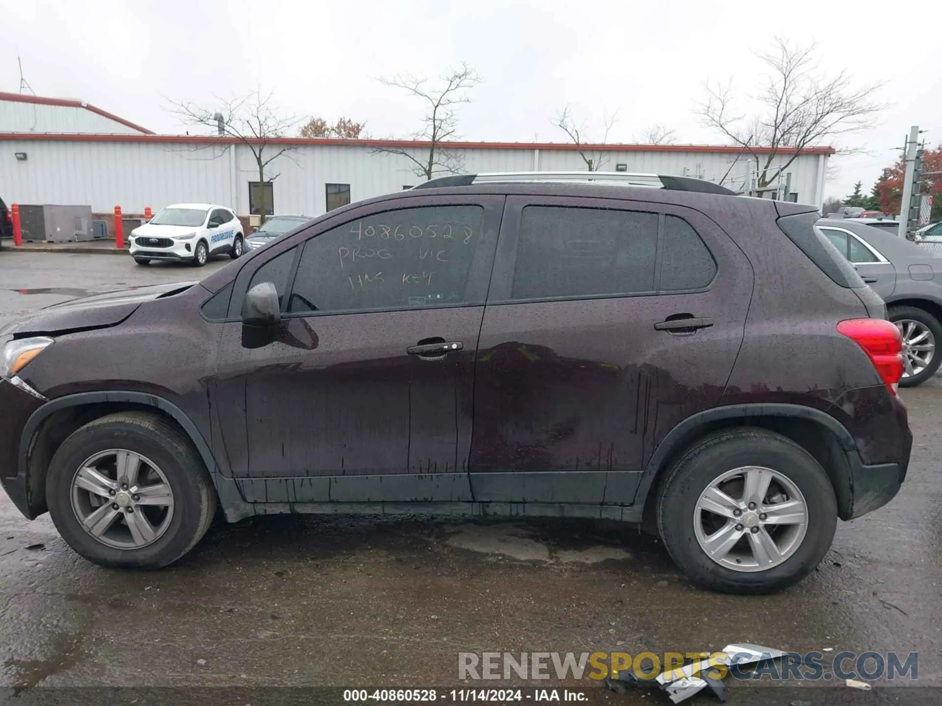 14 Photograph of a damaged car KL7CJPSB8MB357578 CHEVROLET TRAX 2021