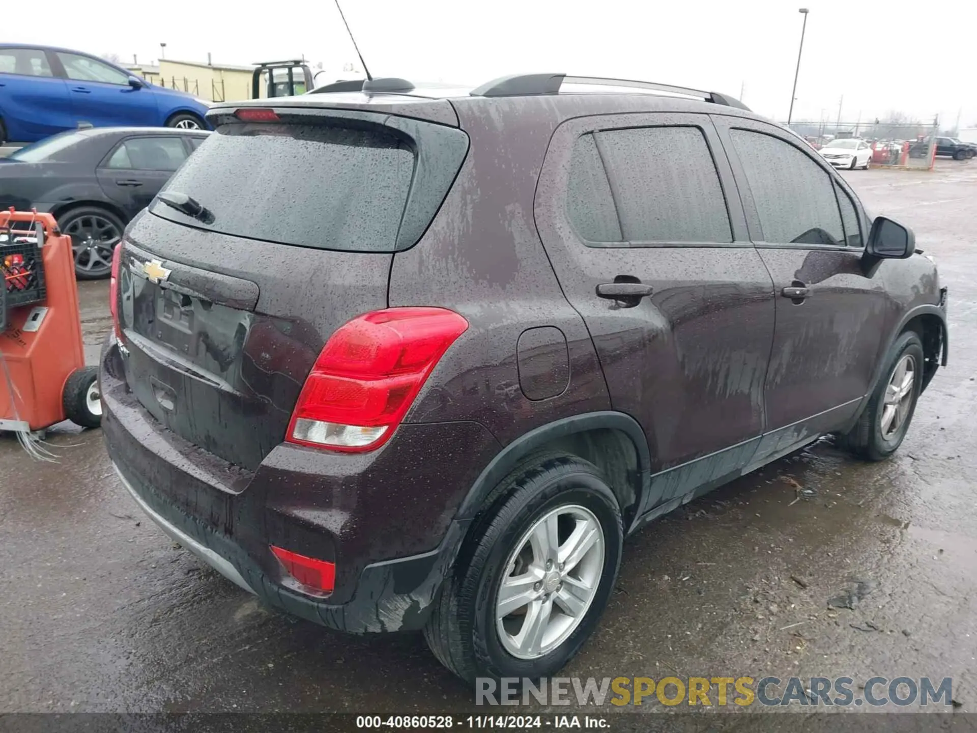 4 Photograph of a damaged car KL7CJPSB8MB357578 CHEVROLET TRAX 2021