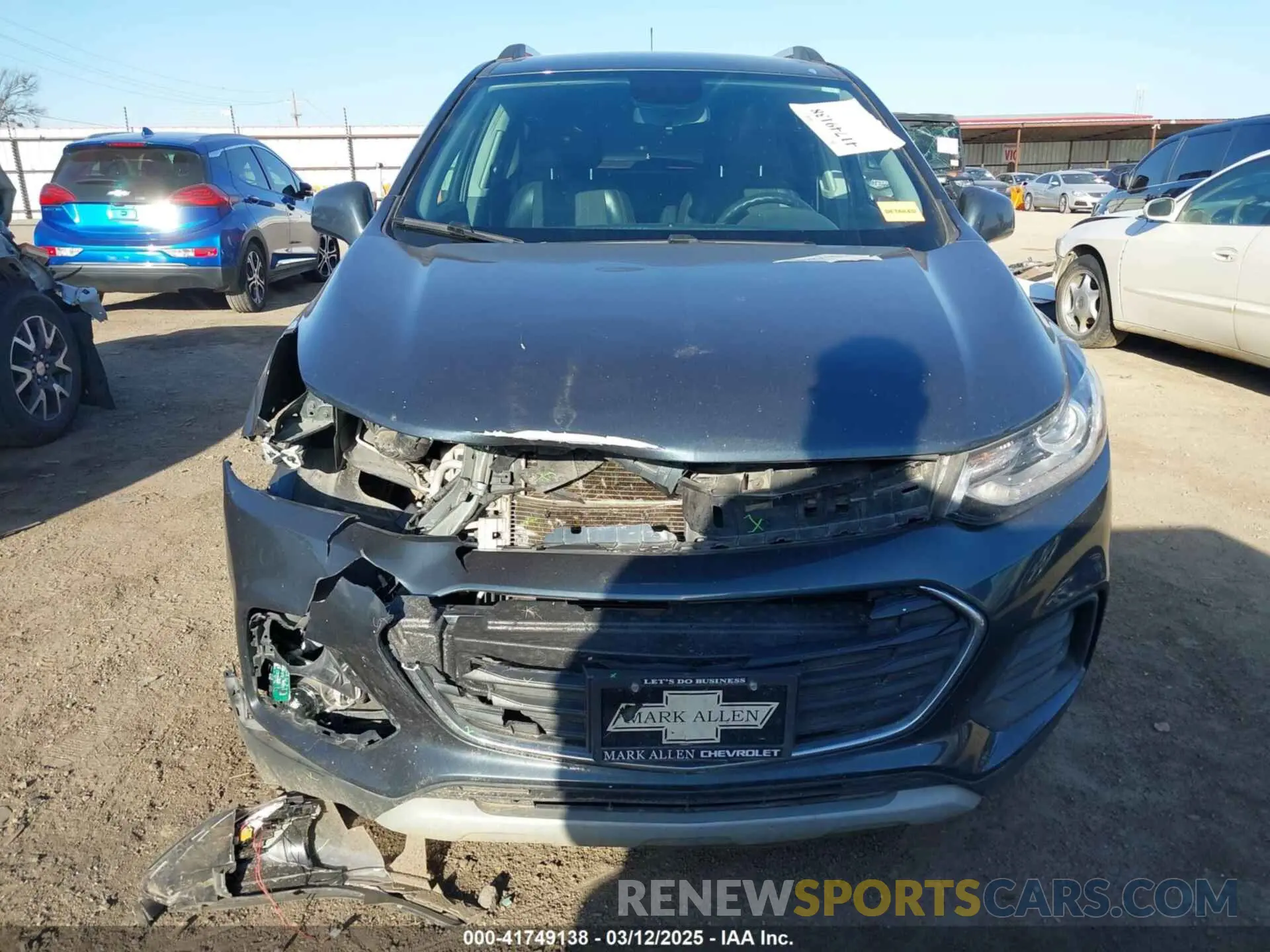 13 Photograph of a damaged car KL7CJPSB9MB324735 CHEVROLET TRAX 2021