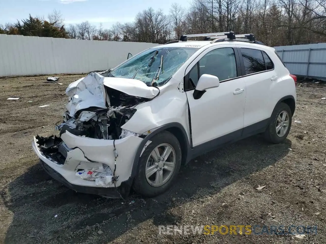 1 Photograph of a damaged car KL7CJPSB9MB326050 CHEVROLET TRAX 2021