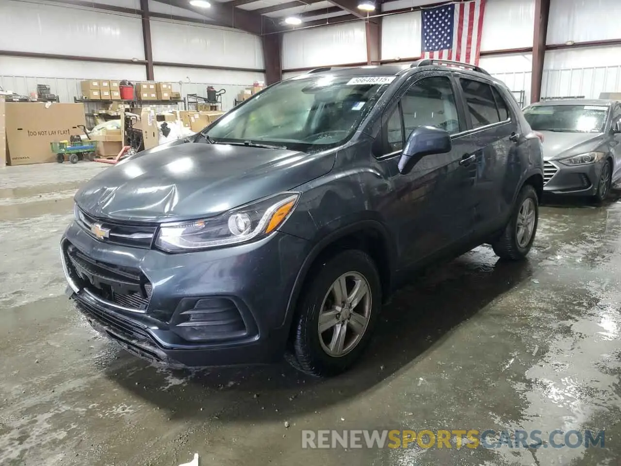 1 Photograph of a damaged car KL7CJPSB9MB326792 CHEVROLET TRAX 2021