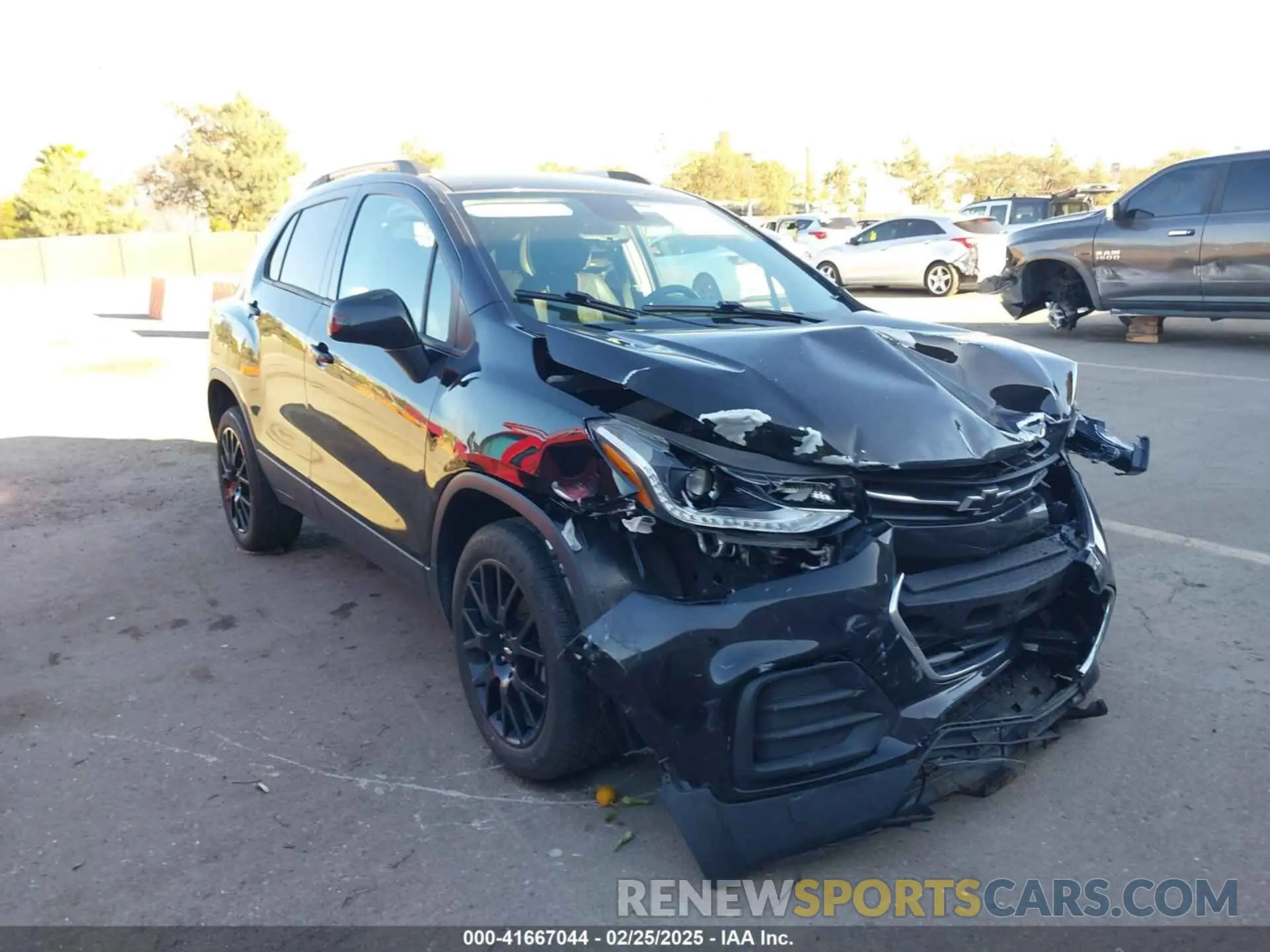 1 Photograph of a damaged car KL7CJPSB9MB342992 CHEVROLET TRAX 2021