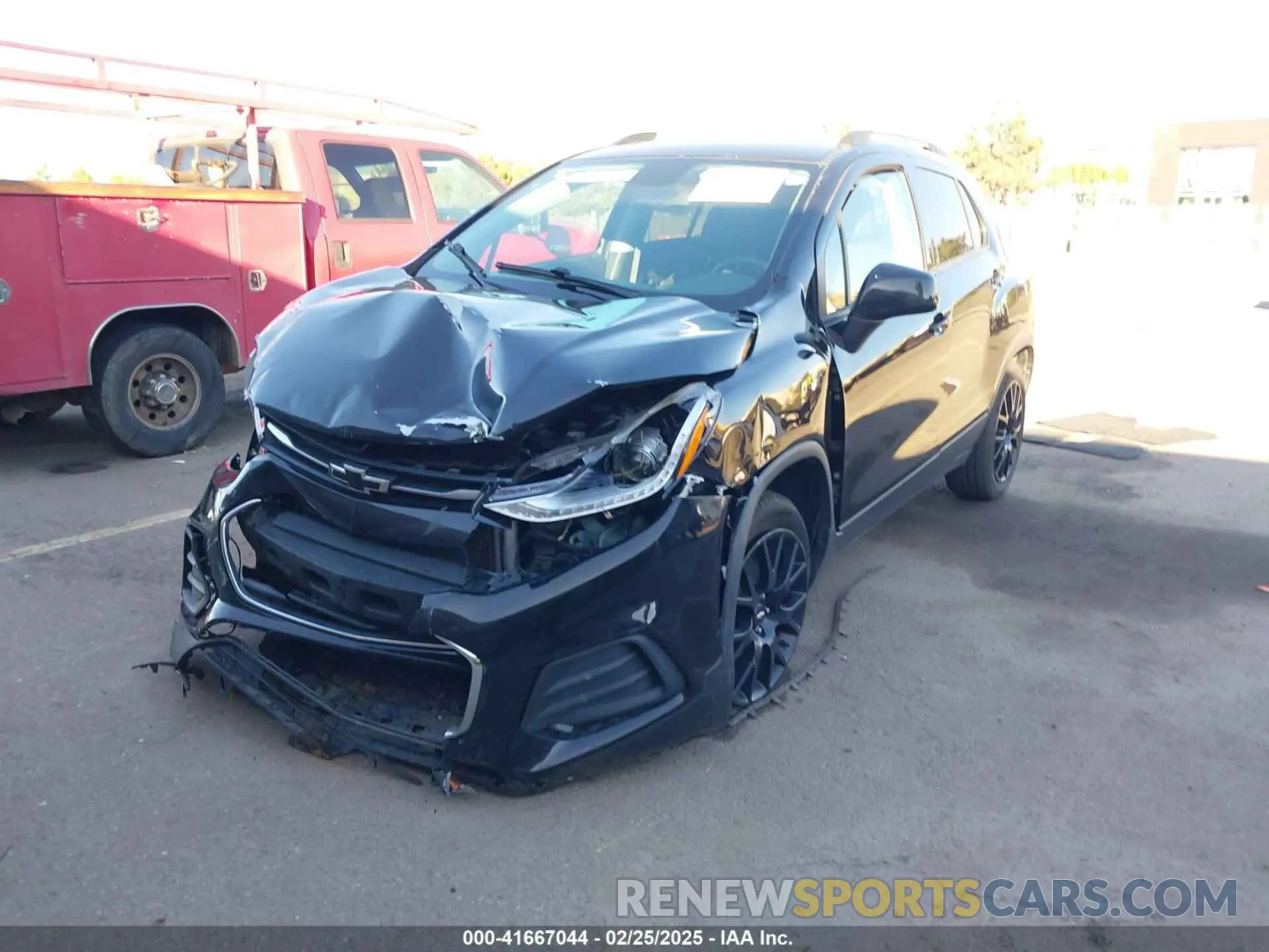 2 Photograph of a damaged car KL7CJPSB9MB342992 CHEVROLET TRAX 2021