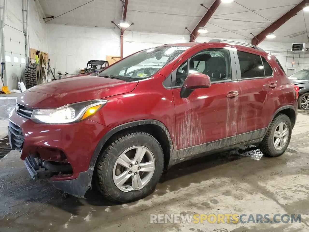 1 Photograph of a damaged car KL7CJPSBXMB357629 CHEVROLET TRAX 2021