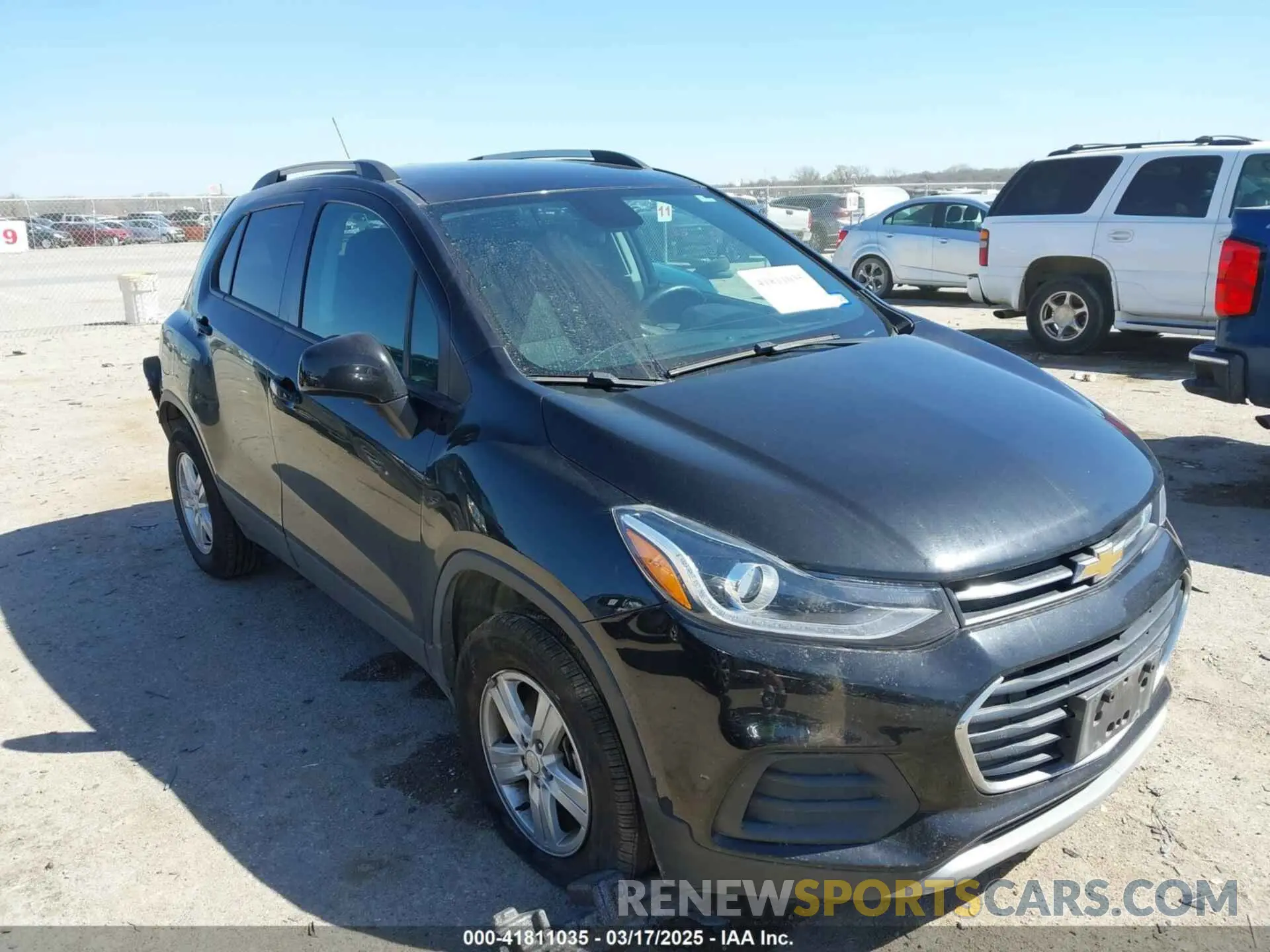 1 Photograph of a damaged car KL7CJPSM0MB363232 CHEVROLET TRAX 2021